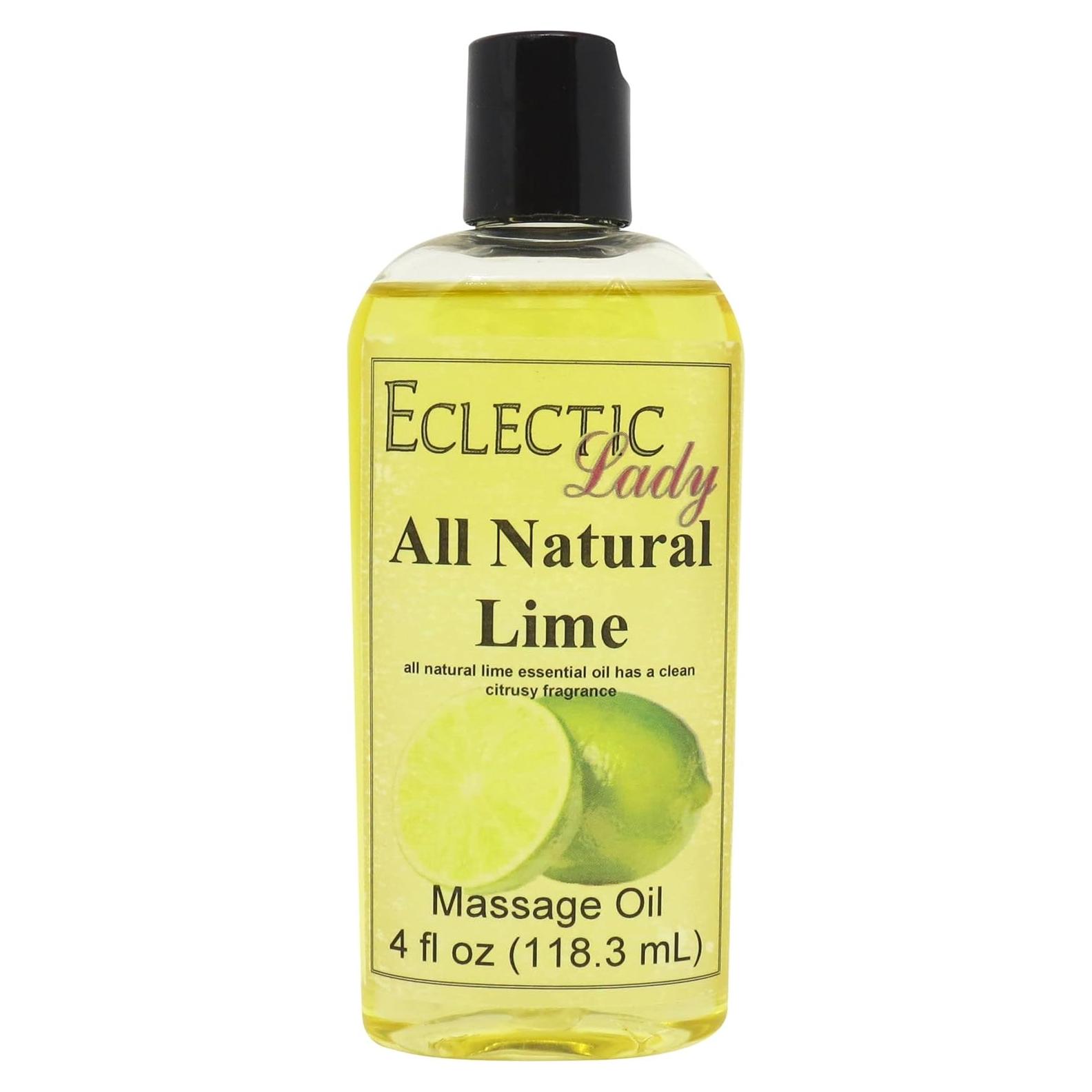 Aceite de Masaje Eclectic Lady 100% Natural 113 g Aroma Lima
