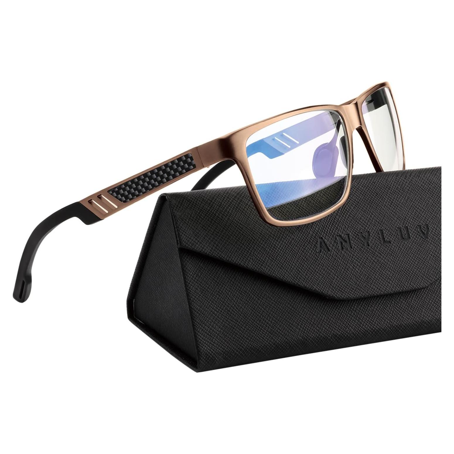 Gafas de Luz Azul ANYLUV 03-Té Marrón Protección Diaria