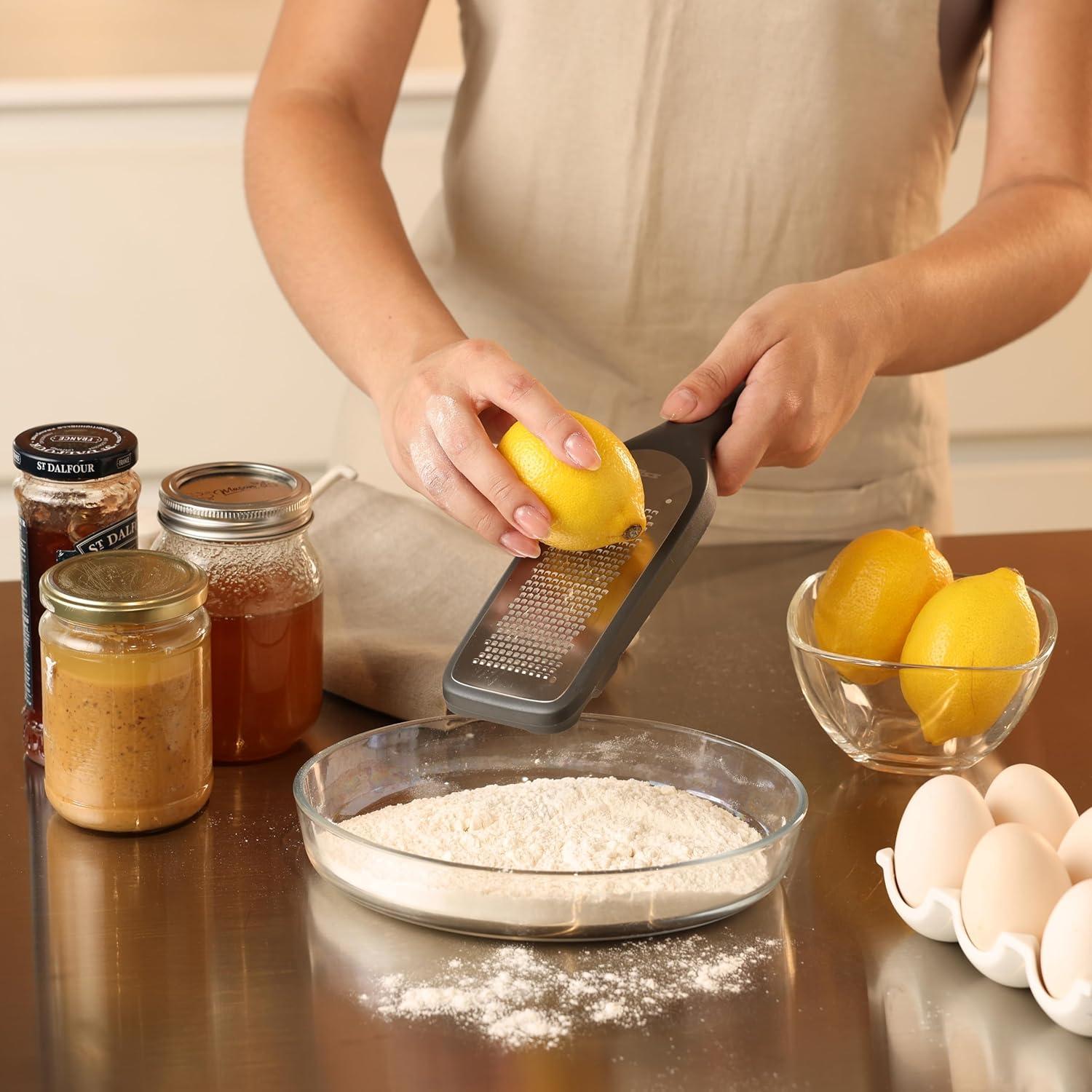 Rallador Grueso Zyliss - Acero Inoxidable y Mango Ecológico