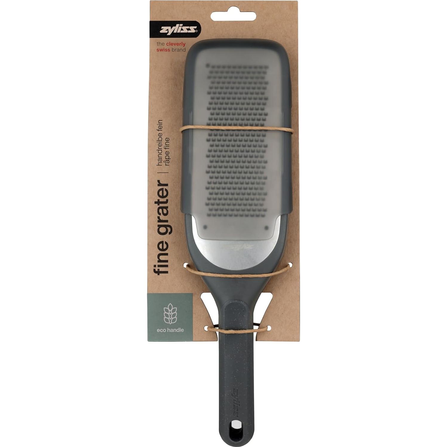 Rallador Grueso Zyliss - Acero Inoxidable y Mango Ecológico