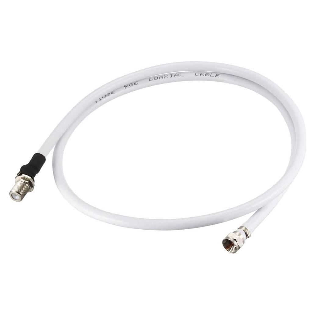 Cable Coaxial RG6 uxcell Macho a Hembra 1.22m 75 Ohm