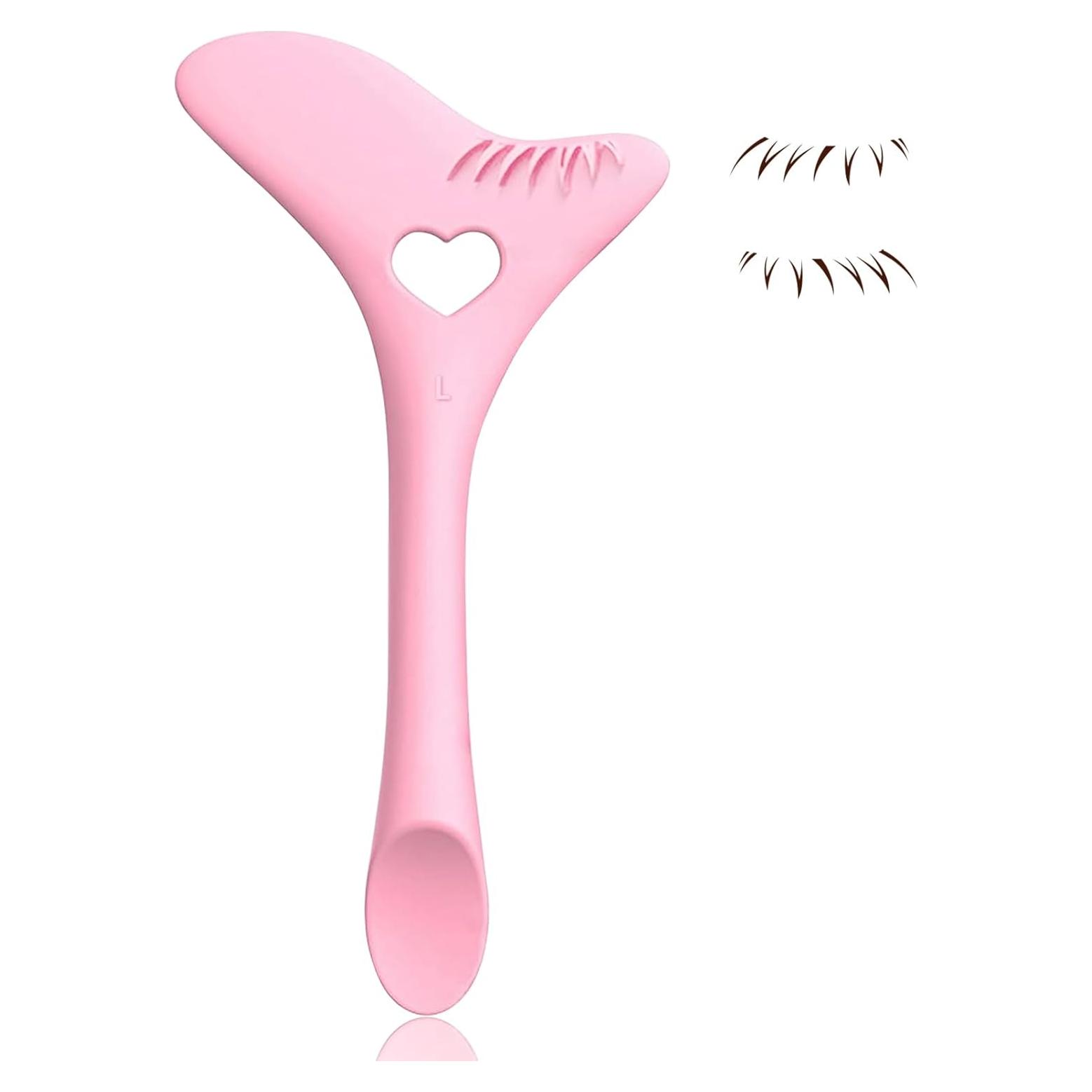 Plantilla de Delineador de Pestañas Inferiores HOSAILY Rosa - Herramienta de Maquillaje Multifuncional