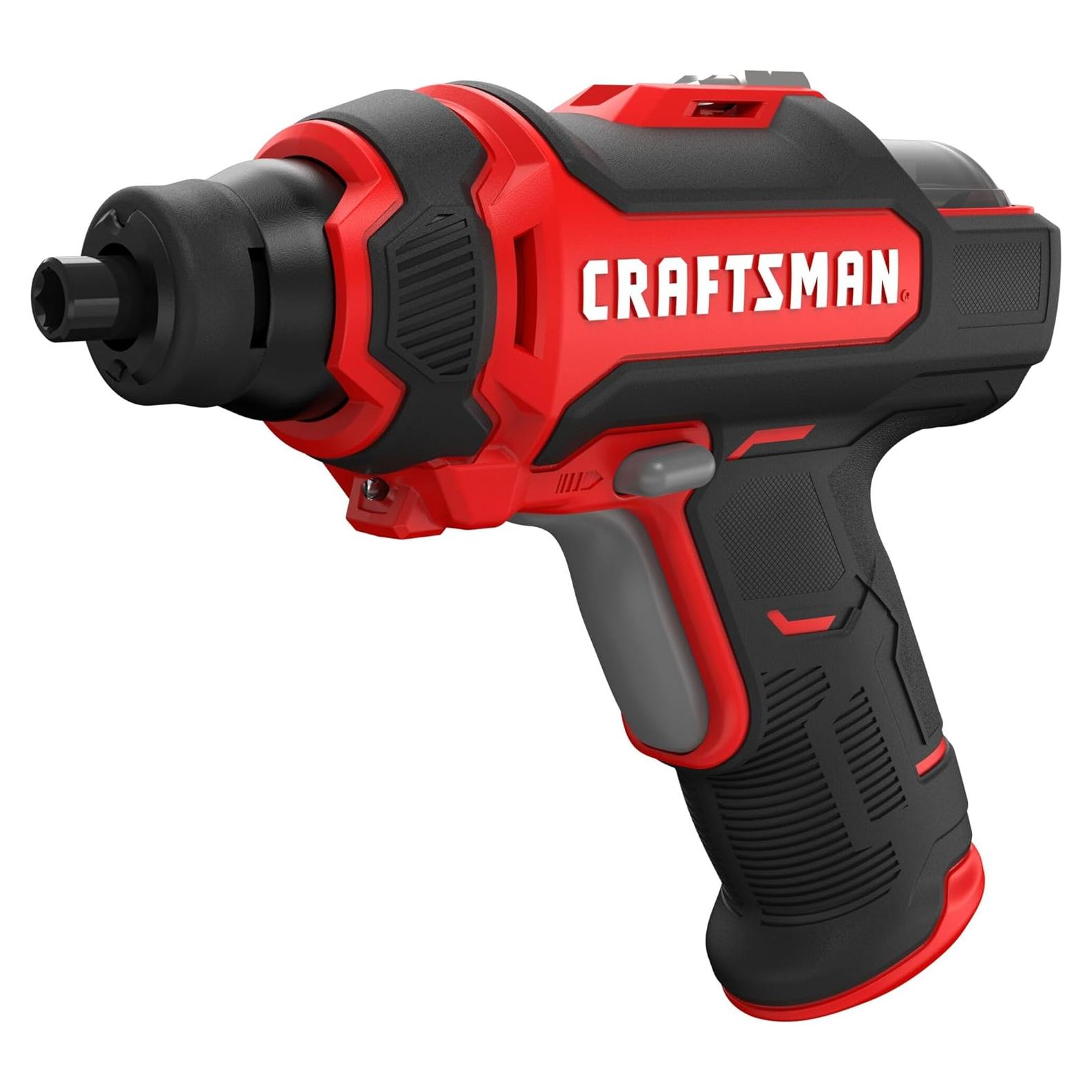 Destornillador Inalámbrico Craftsman 4V con Cargador y 8 Puntas
