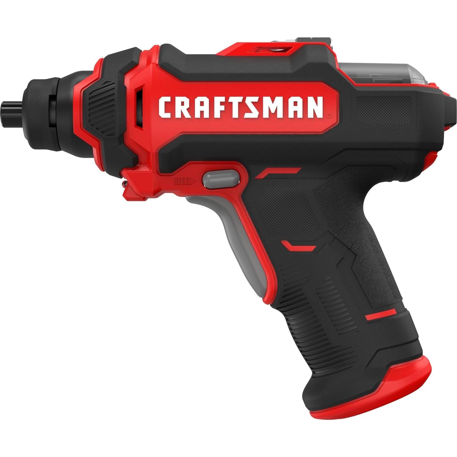 Destornillador Inalámbrico Craftsman 4V con Cargador y 8 Puntas