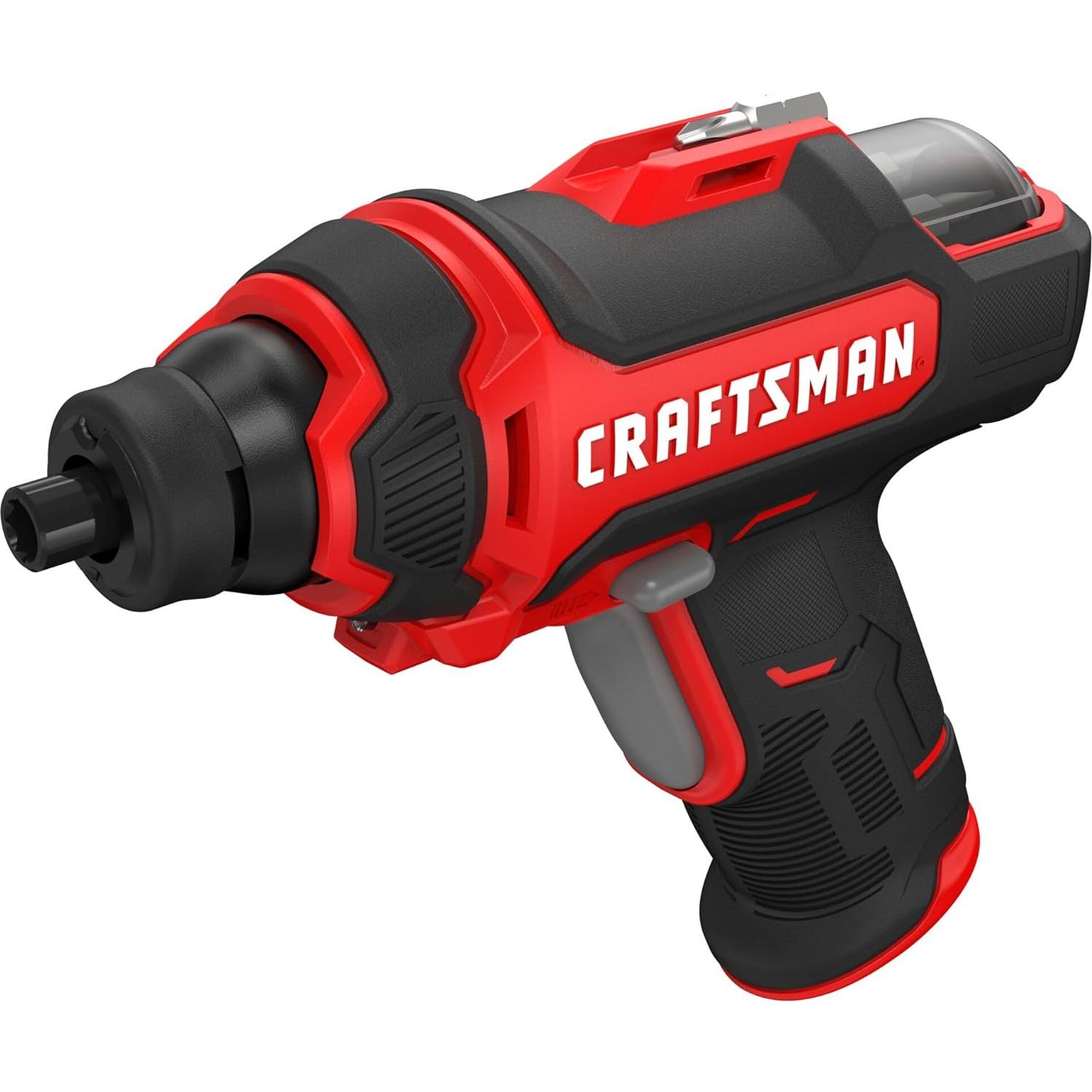 Destornillador Inalámbrico Craftsman 4V con Cargador y 8 Puntas