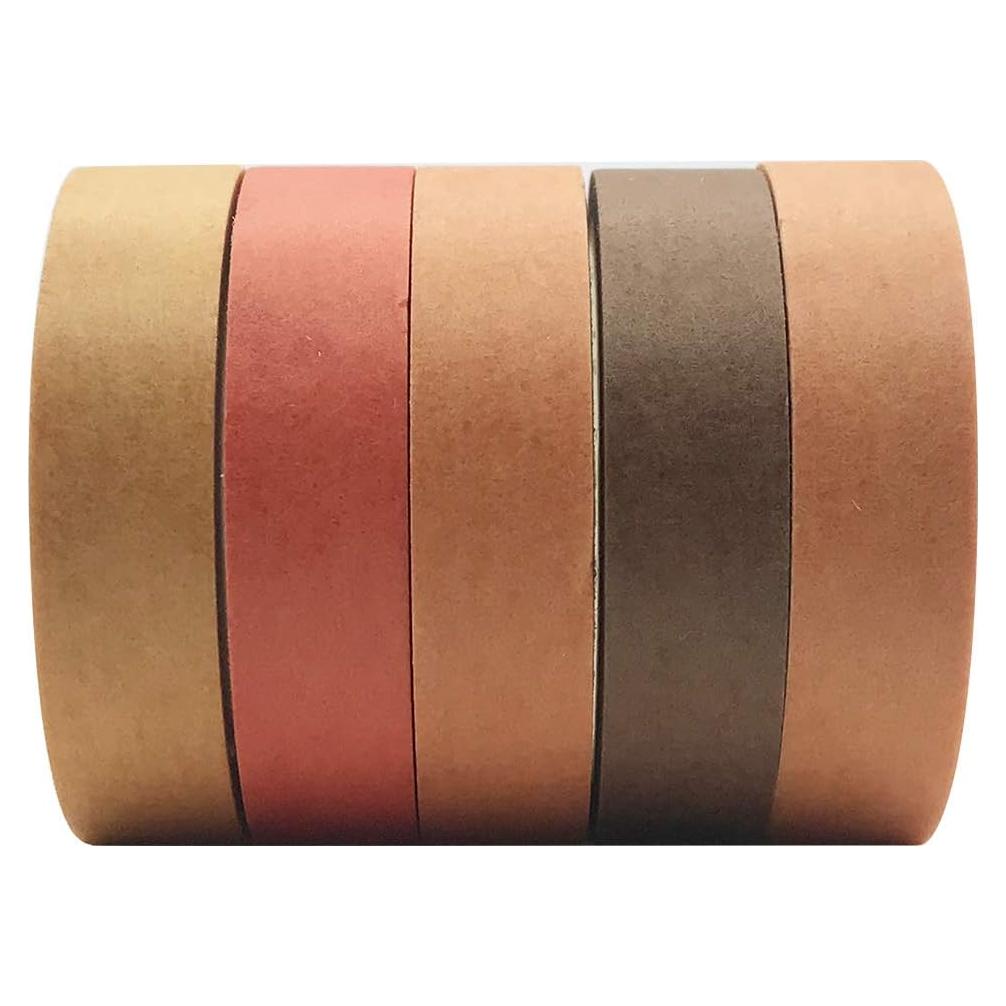 Conjunto de 5 Cintas Washi ZMLSED 10mm Decorativas Japonesas