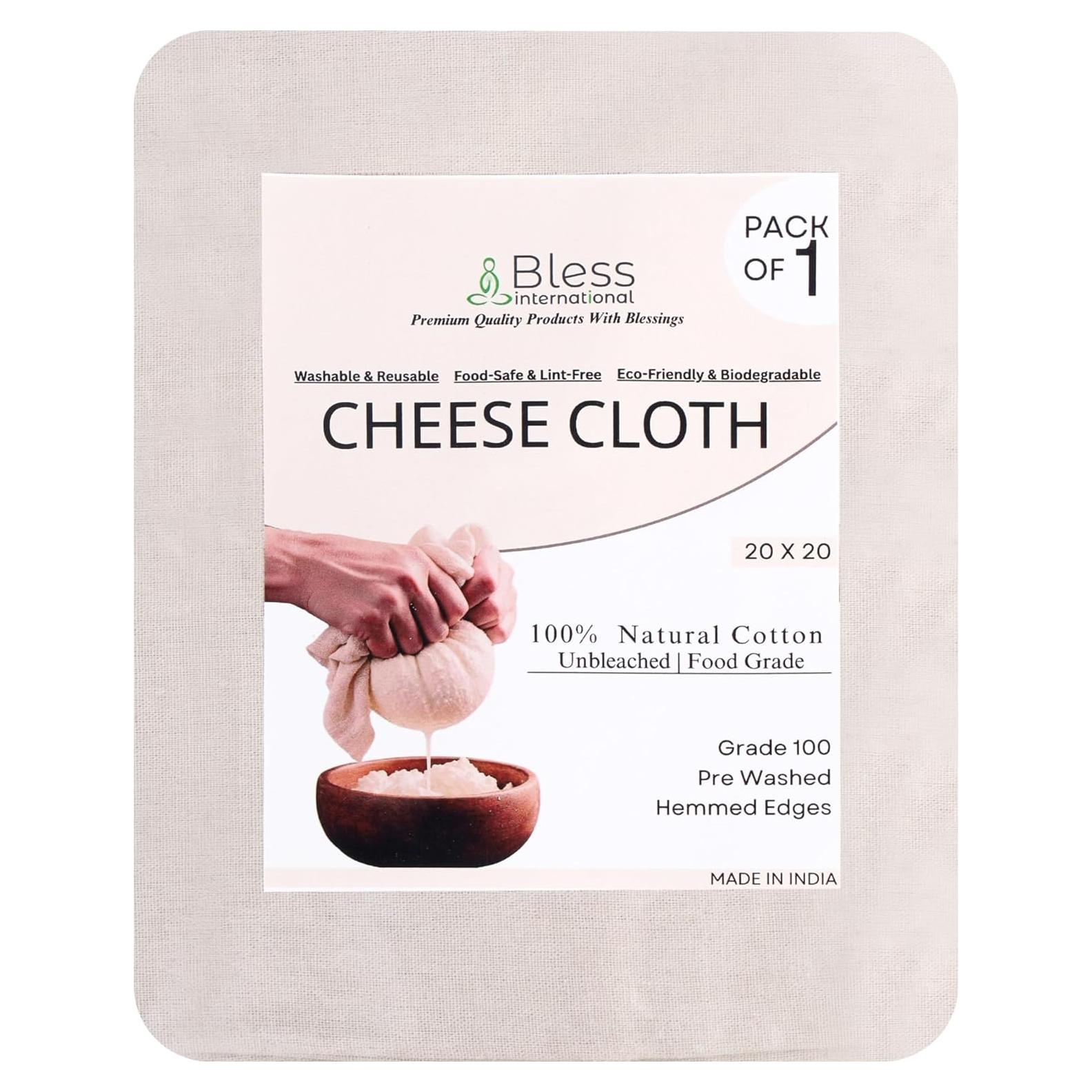 Tela de Queso de Algodón Premium Bless International 50.8x50.8 cm