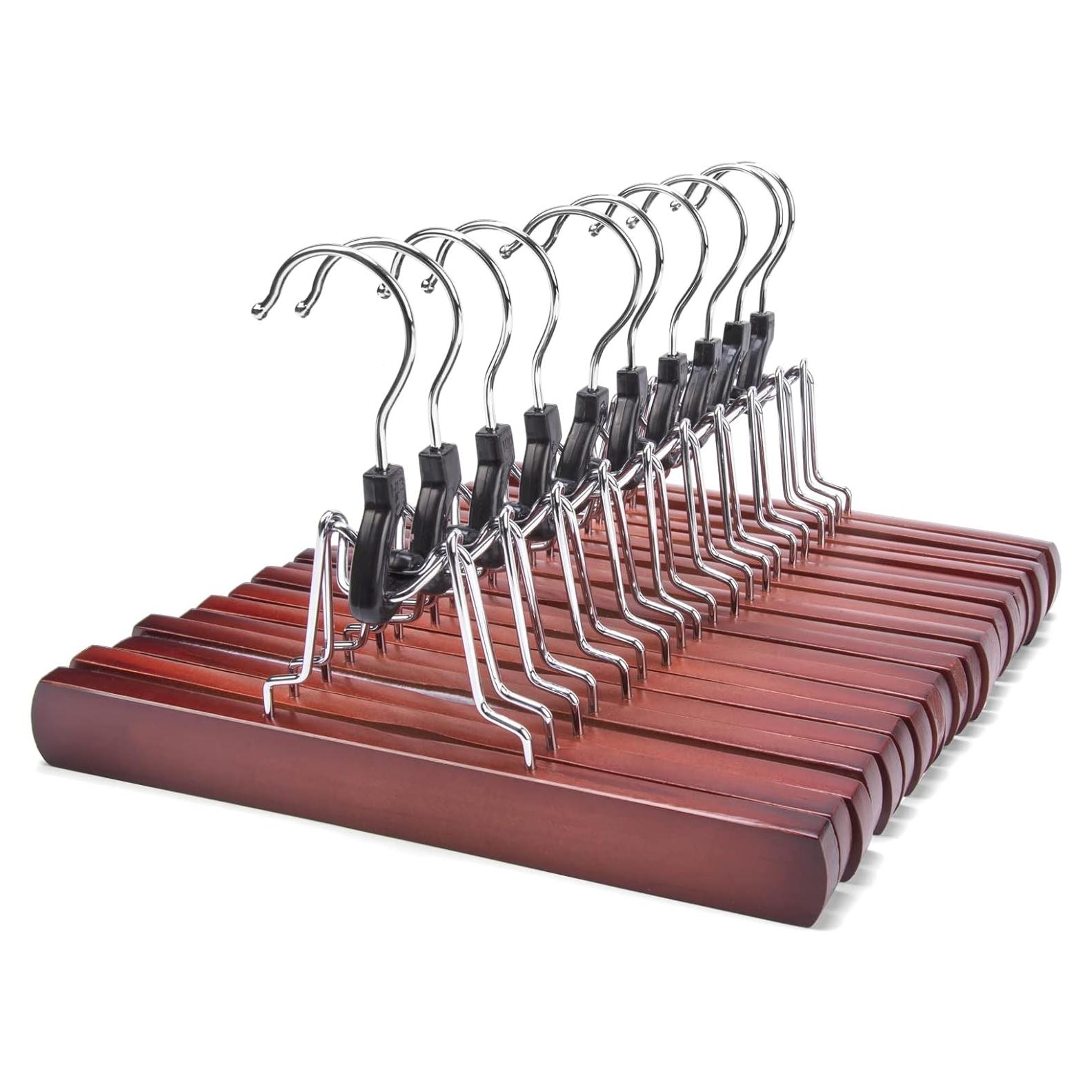 Perchas de Madera Nature Smile Cereza Antideslizantes 10 Piezas