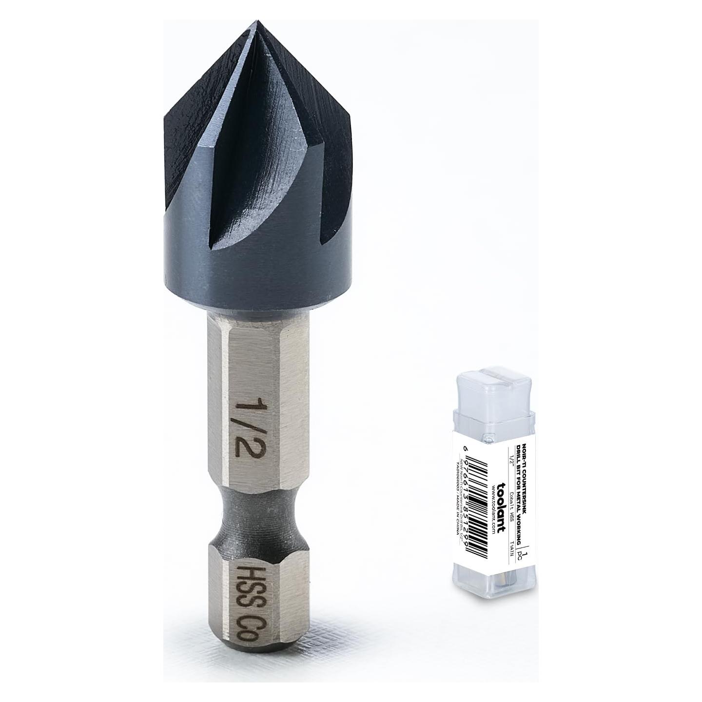 Broca Avellanadora de Cobalto Toolant Pro 12.7 mm Hexagonal