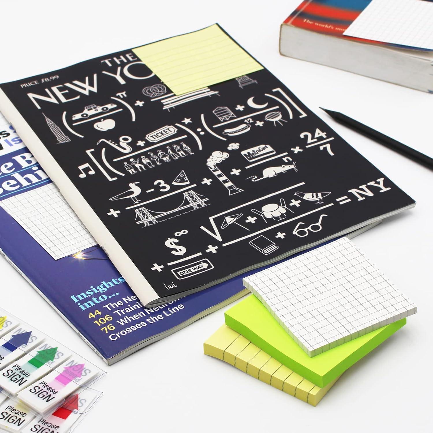 Notas Adhesivas Autoadhesivas Andoca 7.62x7.62 cm Amarillo Pastel 600 Hojas