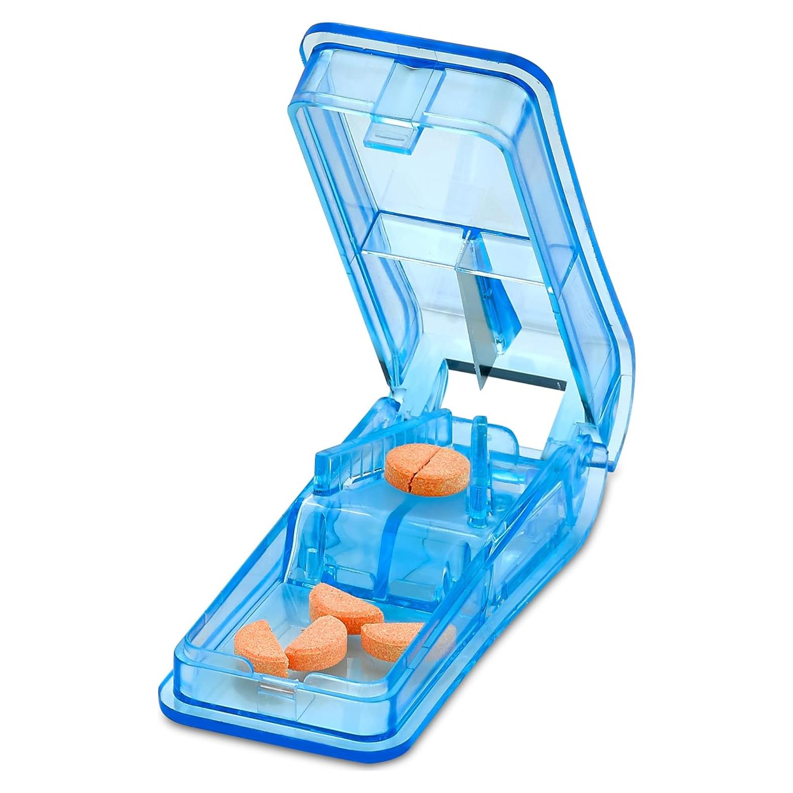 Cortador de Pastillas V-Grip MEDca - Divisor Transparente 8 Tamaños