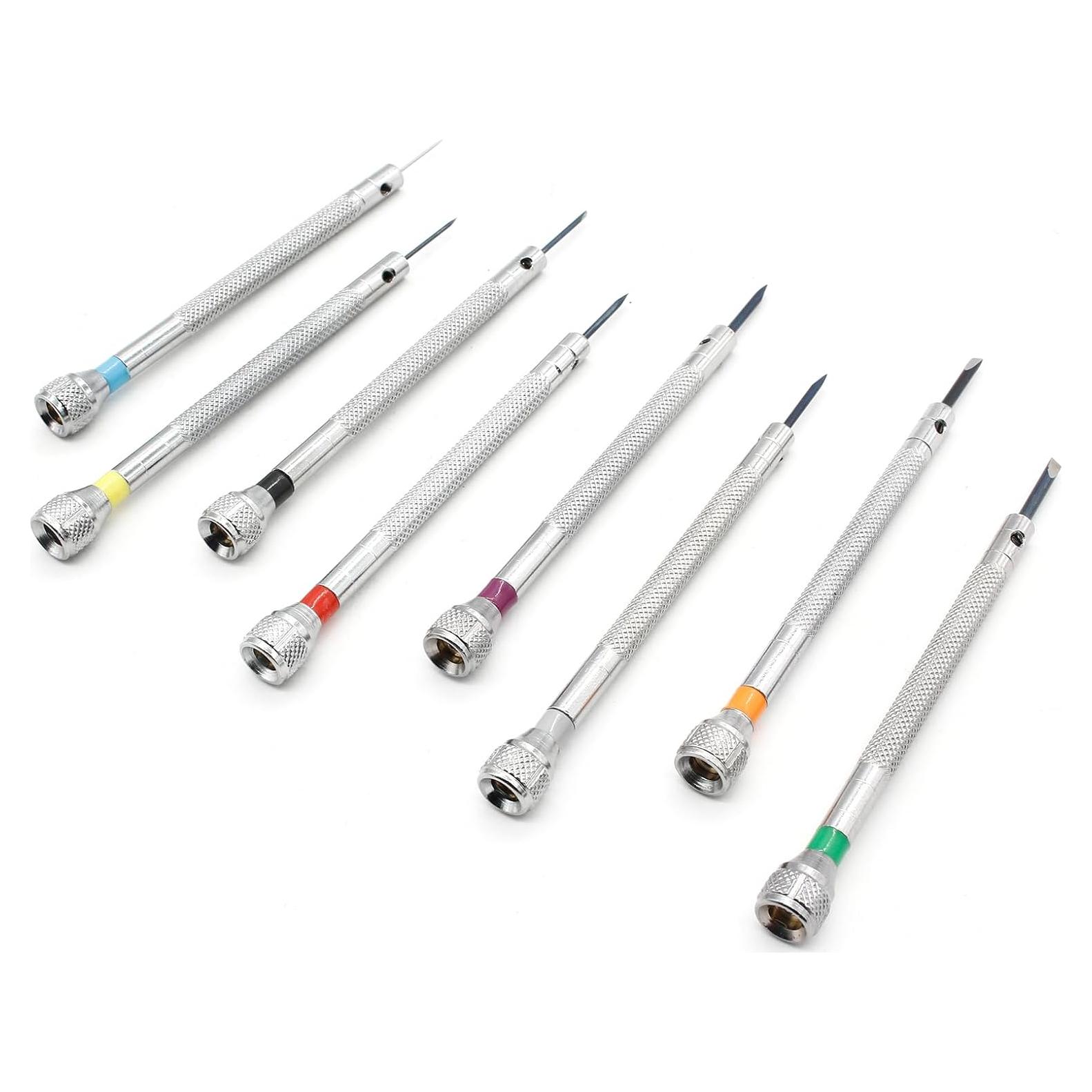 Juego de Destornilladores de Precisión Hordion 8 Piezas 0.6-2mm