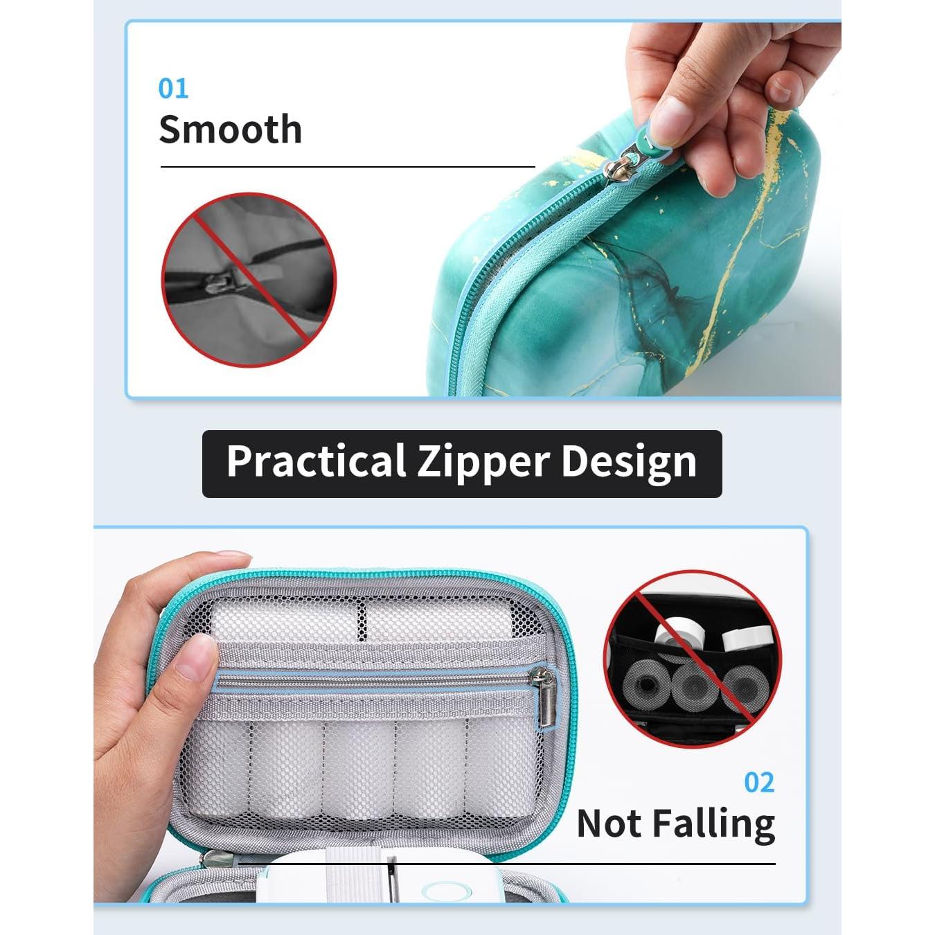 Funda Dura Memoking T02 para Mini Impresoras Verde