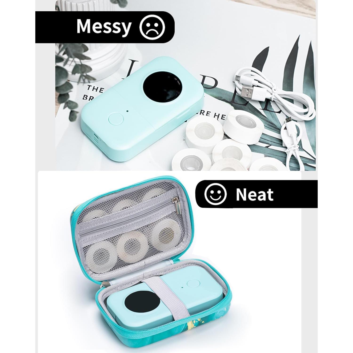 Funda Dura Memoking T02 para Mini Impresoras Verde