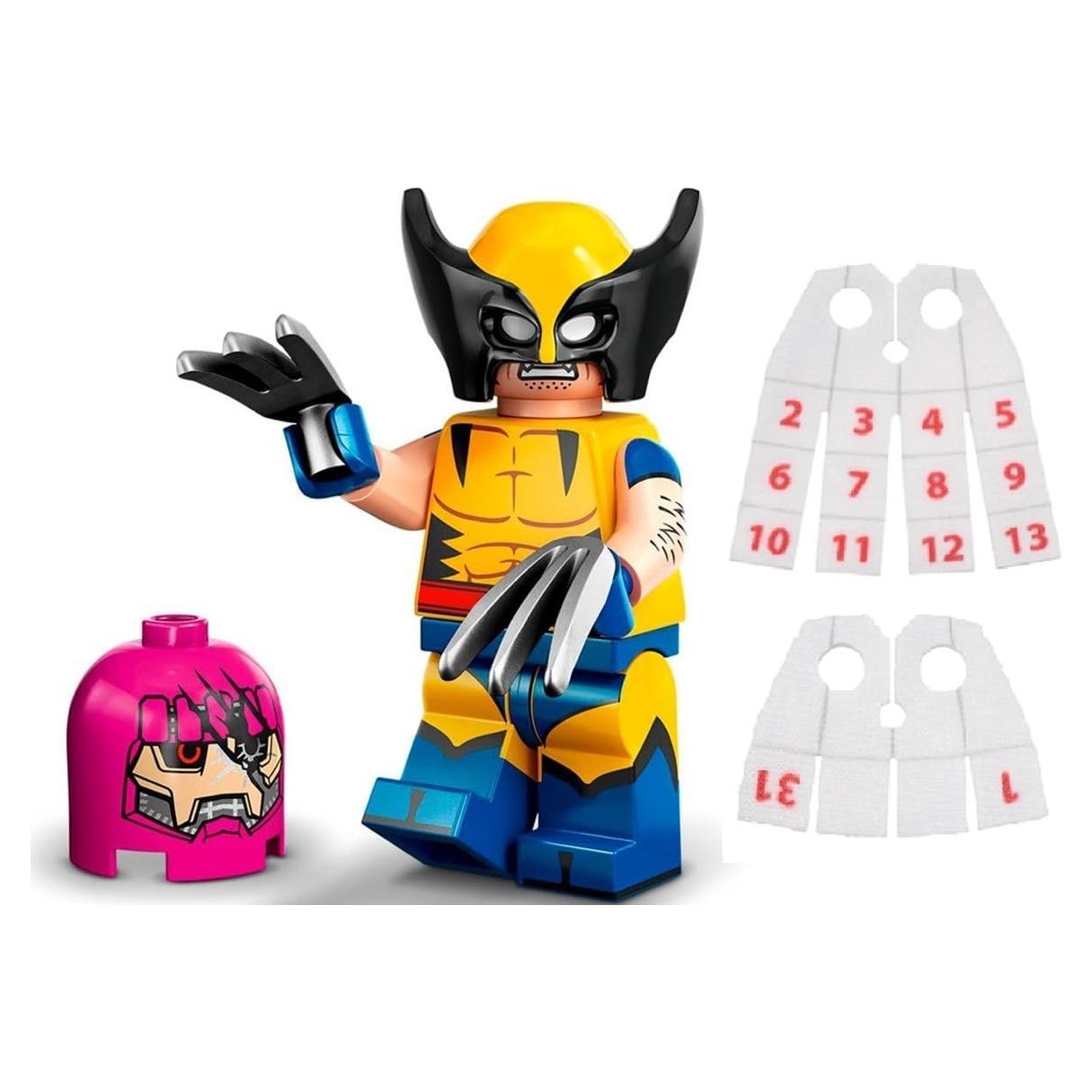 LEGO Minifigura Wolverine con Accesorios - Superhéroes 71039