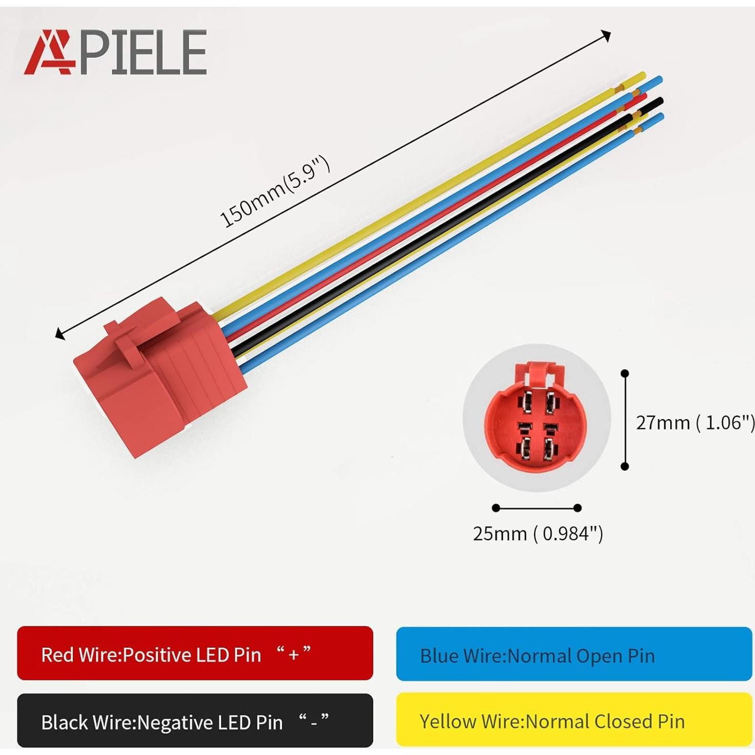 Interruptor Pulsador 22mm APIELE 12V 10A Metal IP65