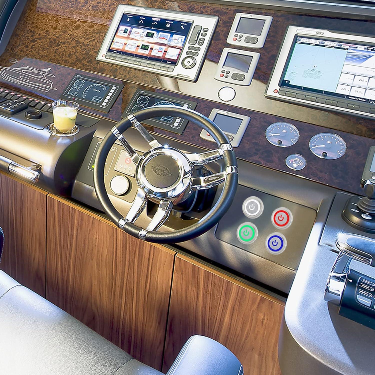 Interruptor Pulsador 22mm APIELE 12V 10A Metal IP65