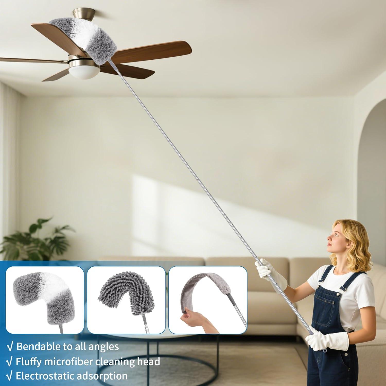 Kit de Plumeros TIMIVO 4 PCS Extensibles hasta 254 cm