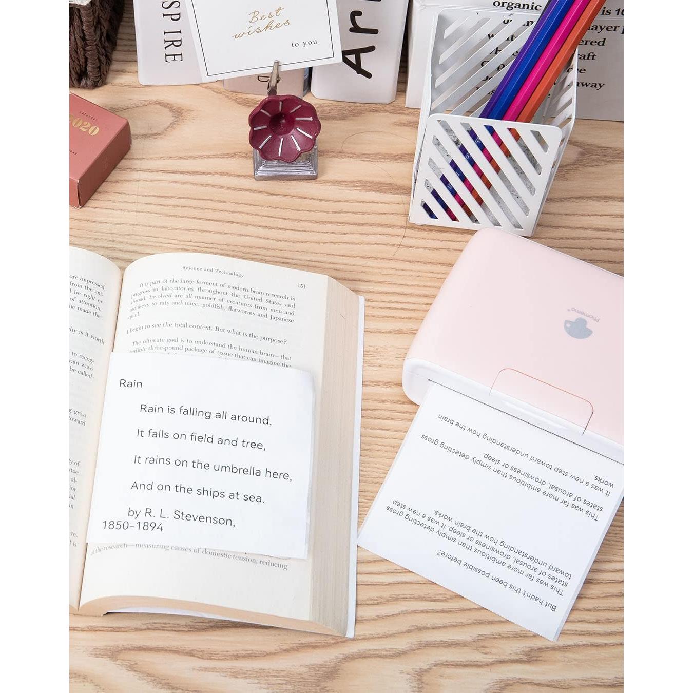 Papel Térmico No Adhesivo Phomemo 110mm 3 Rollos Blanco