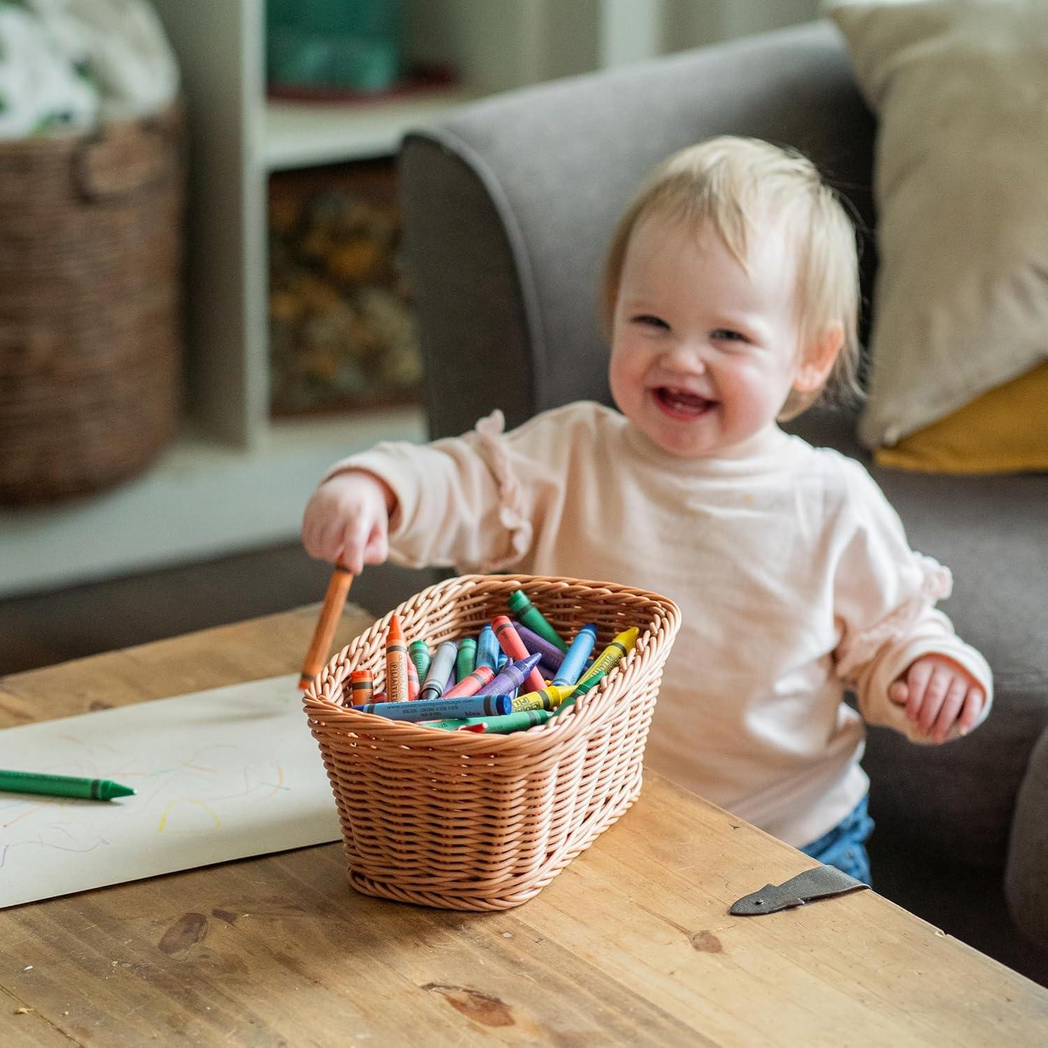 Cestas de Plástico Tejidas Constructive Playthings - Set de 3