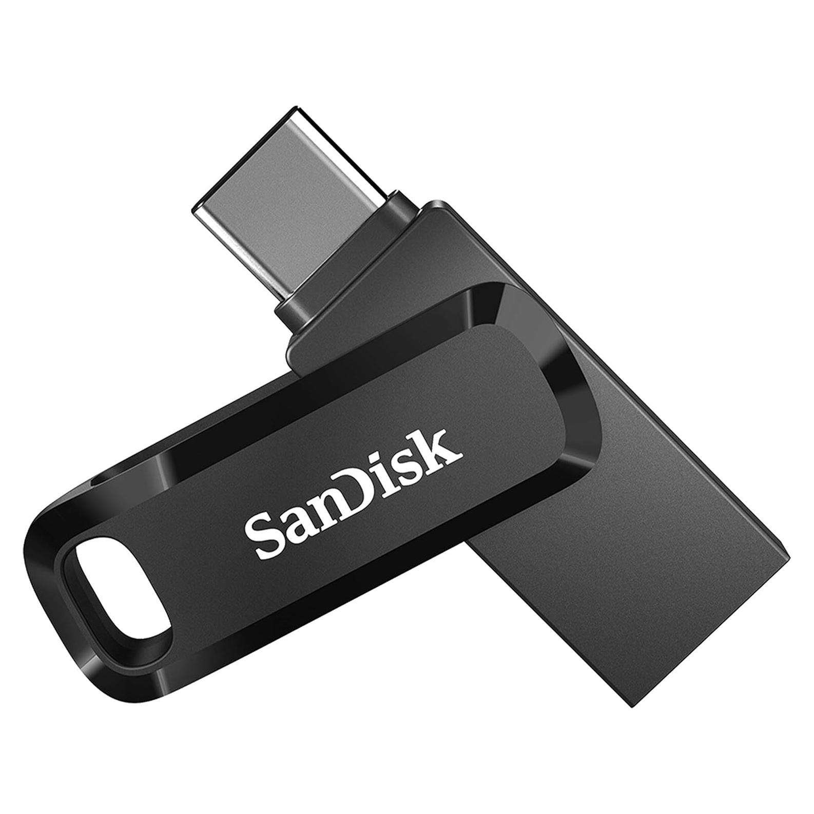 SanDisk 32GB Ultra Dual Drive Go USB Tipo-C y Tipo-A Negro