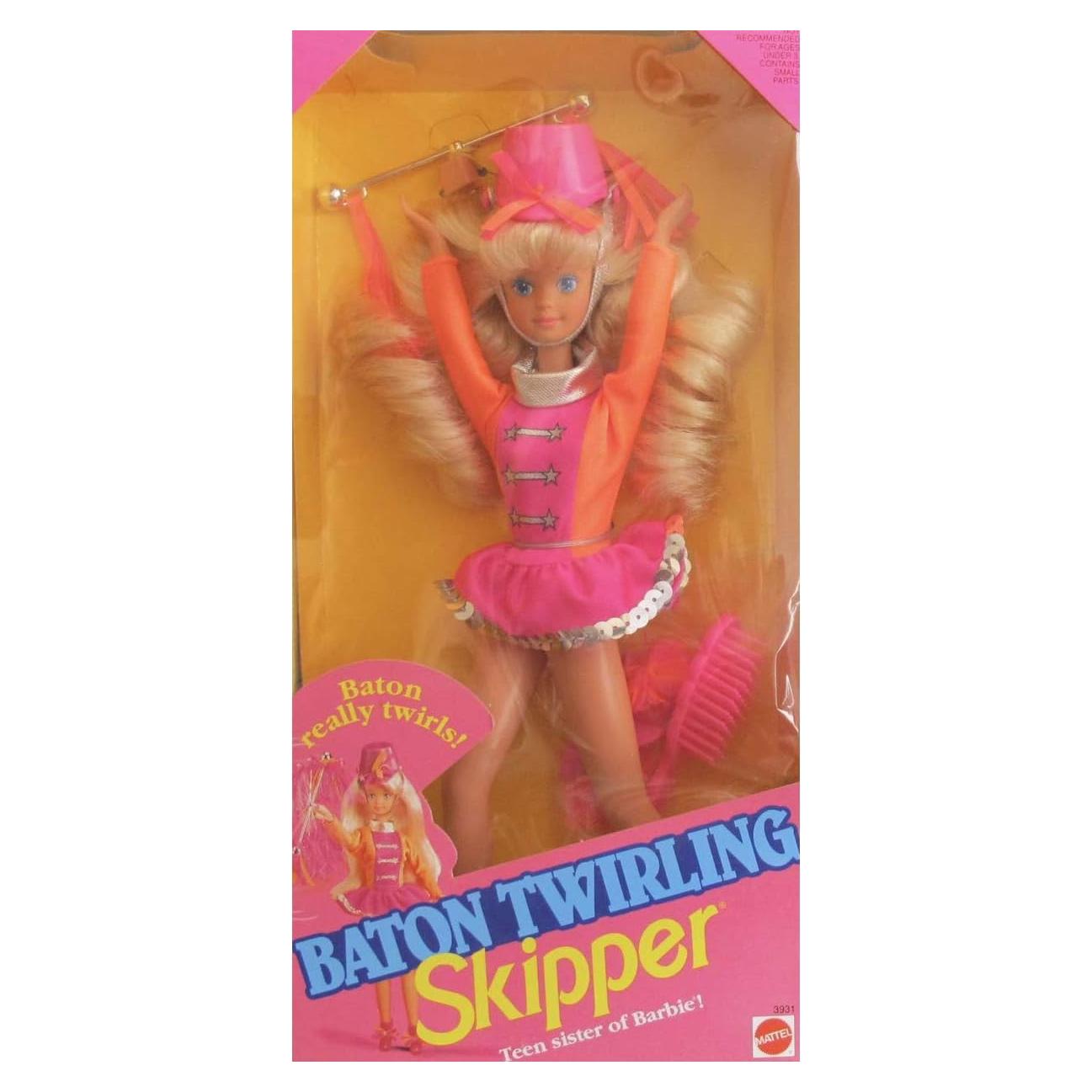 Muñeca Skipper Baton Twirling Mattel 24.1 cm 1992