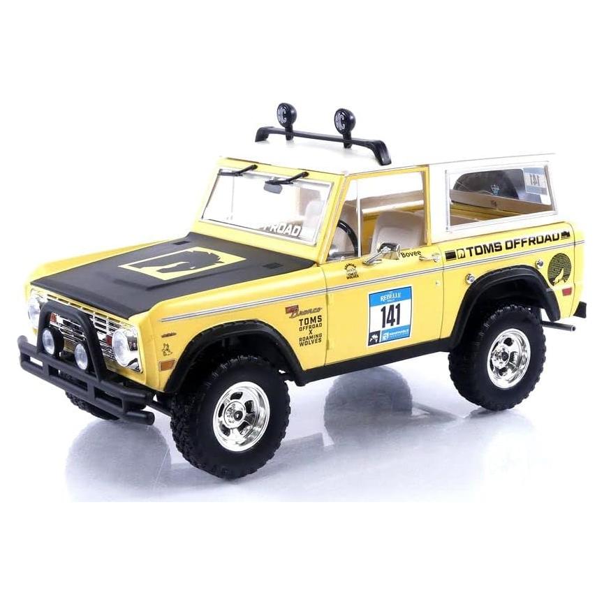 Coche Diecast 1969 Ford Bronco #141 Greenlight 1/18 Amarillo
