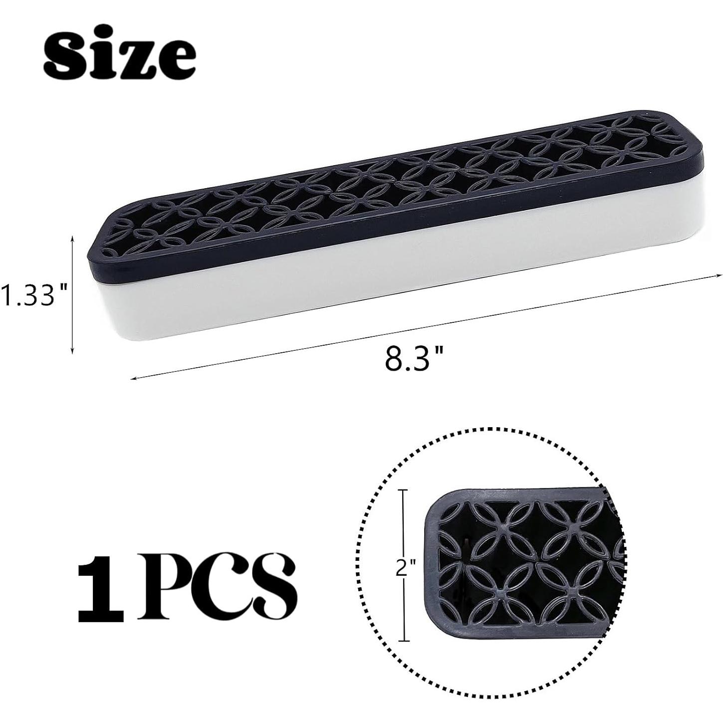 Soporte Rectangular de Silicona para Brochas TANG SONG 1PC Negro