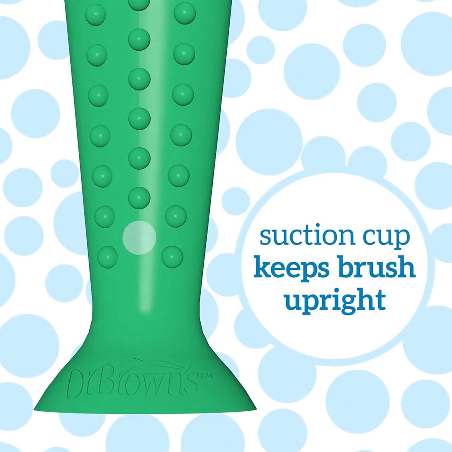 Cepillo de dientes Dr. Brown Cocodrilo para niños 1-4 años