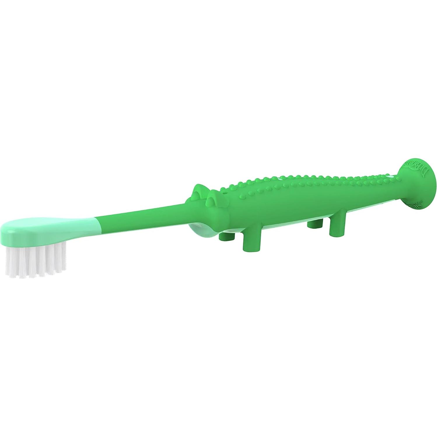 Cepillo de dientes Dr. Brown Cocodrilo para niños 1-4 años