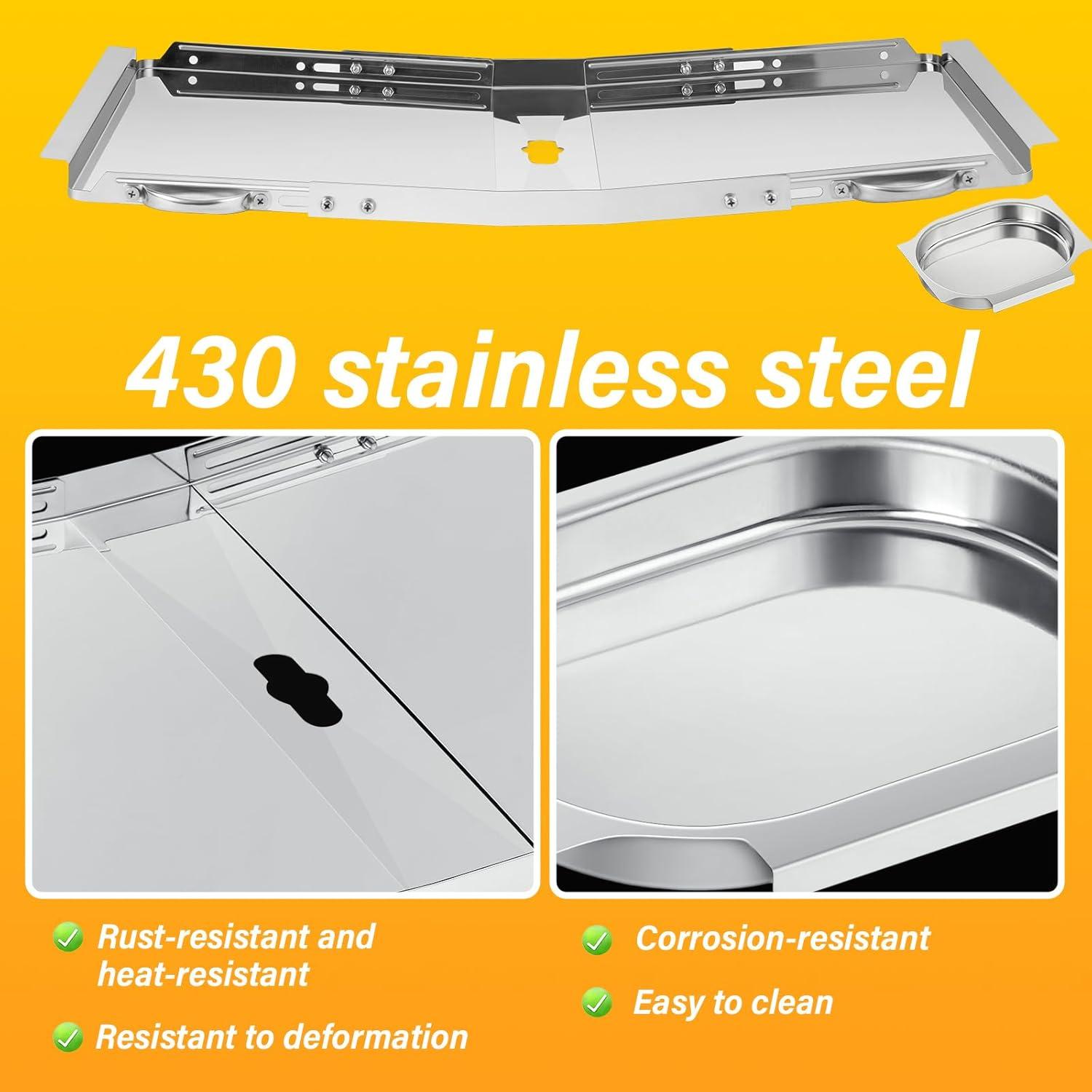 Bandeja de Goteo Universal Suranew para Parrillas de Gas 61-76cm