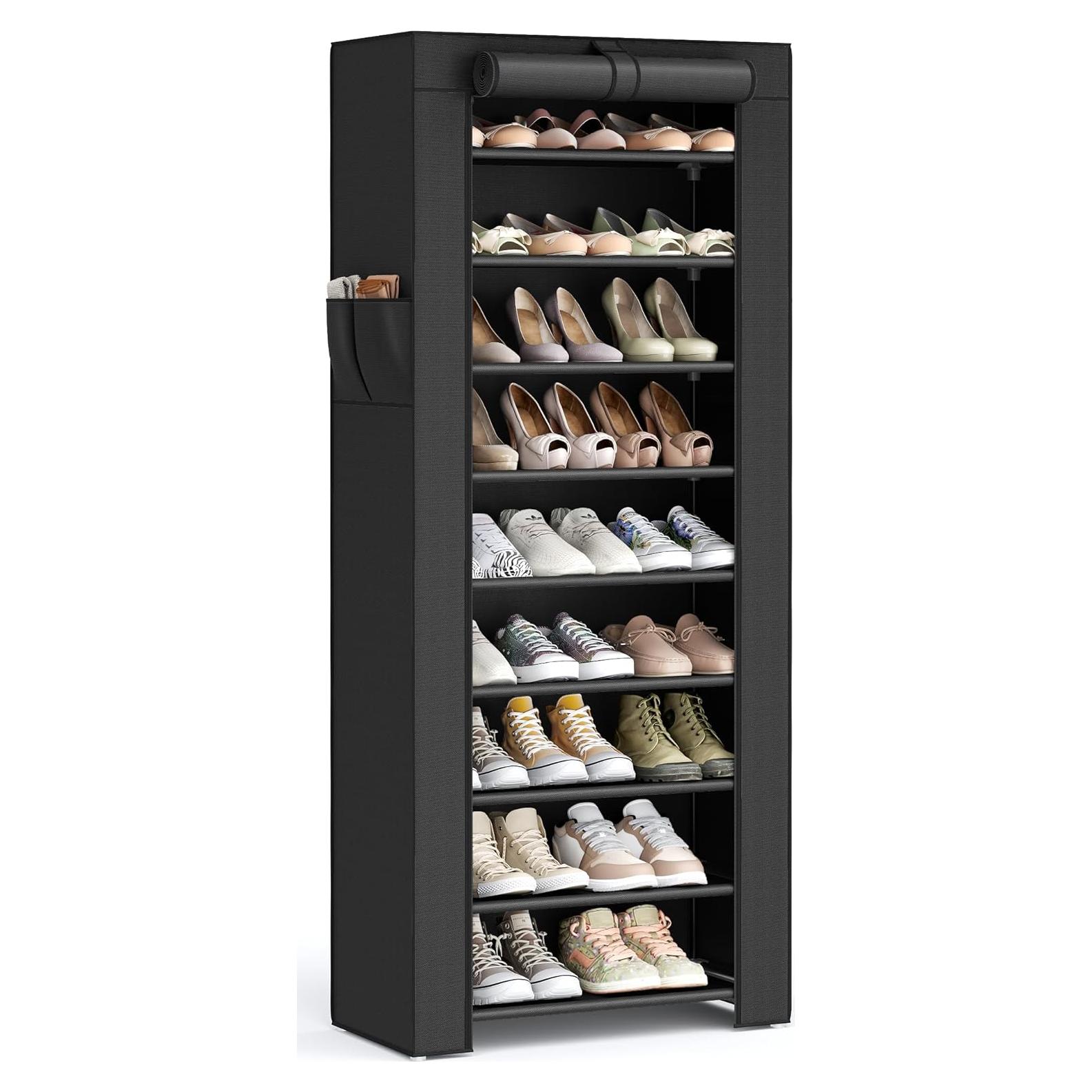 Estante para Zapatos SONGMICS 9 Niveles Negro 27-35 Pares