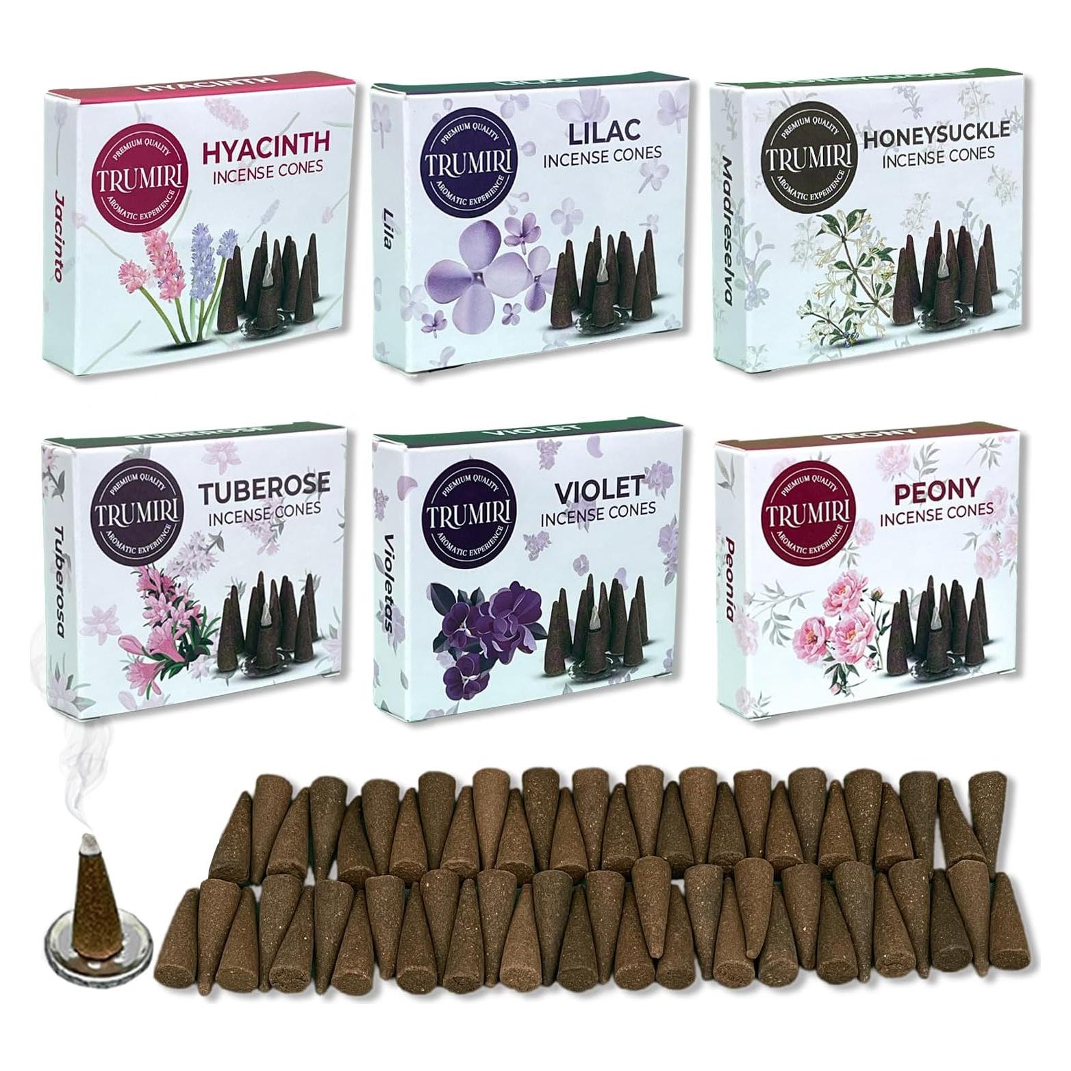 Conos de Incienso Trumiri Blossom - 60 Conos Aromáticos