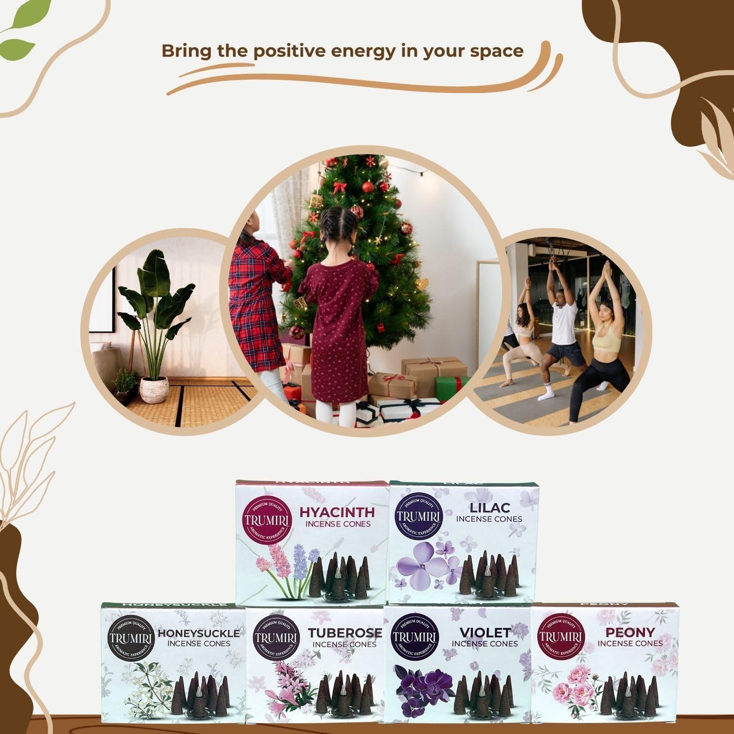 Conos de Incienso Trumiri Blossom - 60 Conos Aromáticos