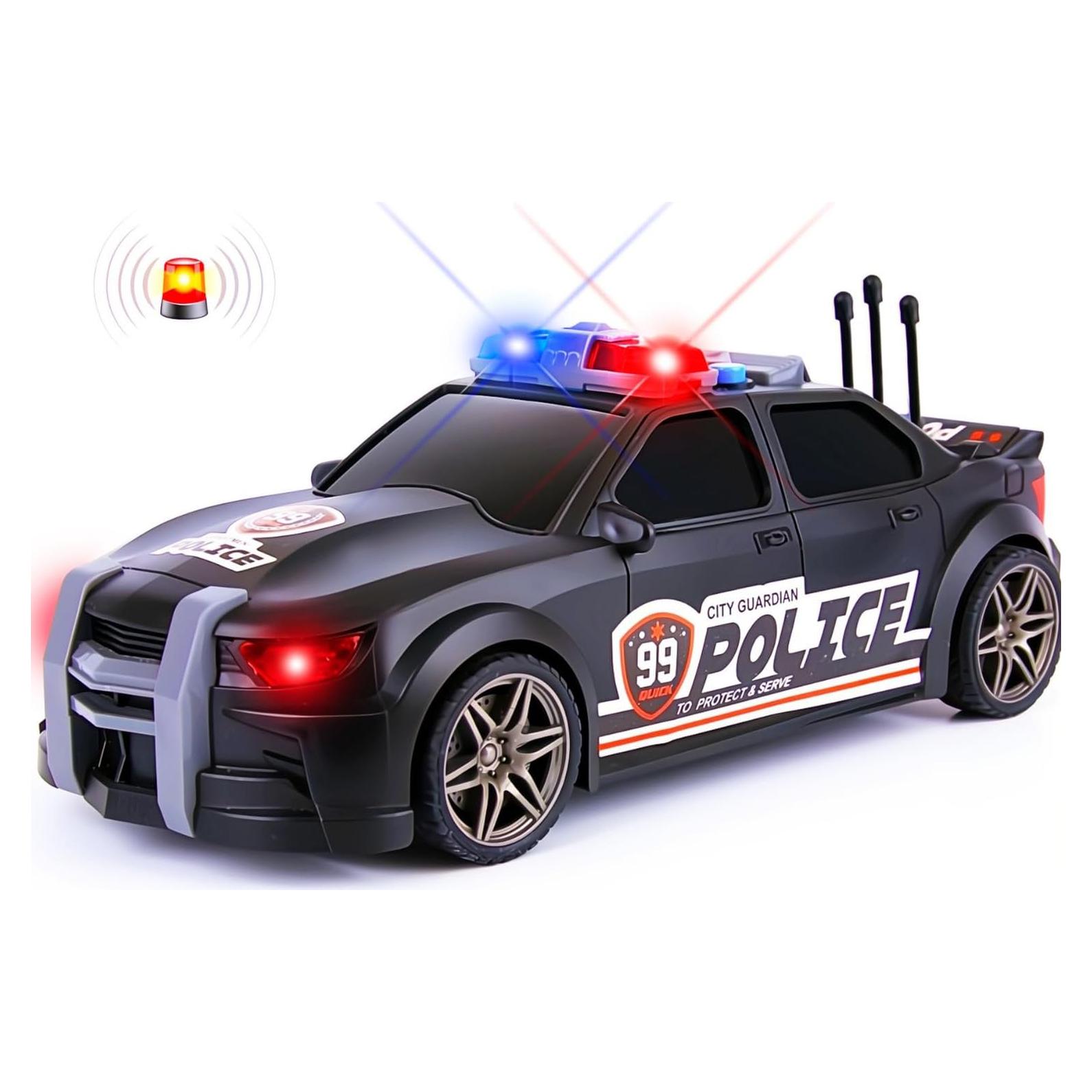 Coche de Policía a Escala ArtCreativity 24.1 cm con Luces y Sonidos