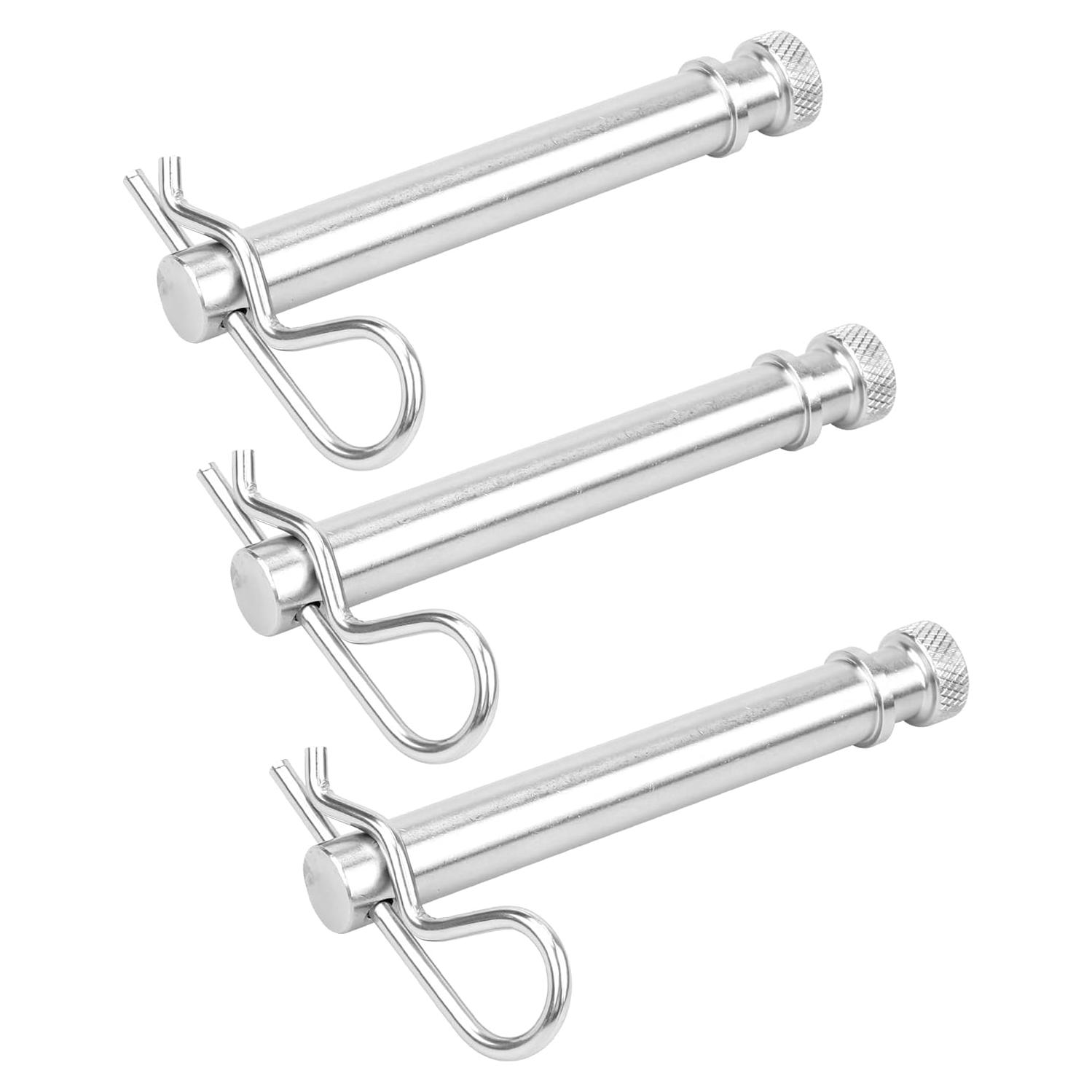Pin y Clip de Remolque Acero Inoxidable BOUYAO TS35010 - Paquete de 3