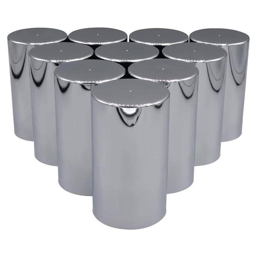 Cubiertas de Tuercas de Llantas Mytee 10 Pcs 33mm Cromadas