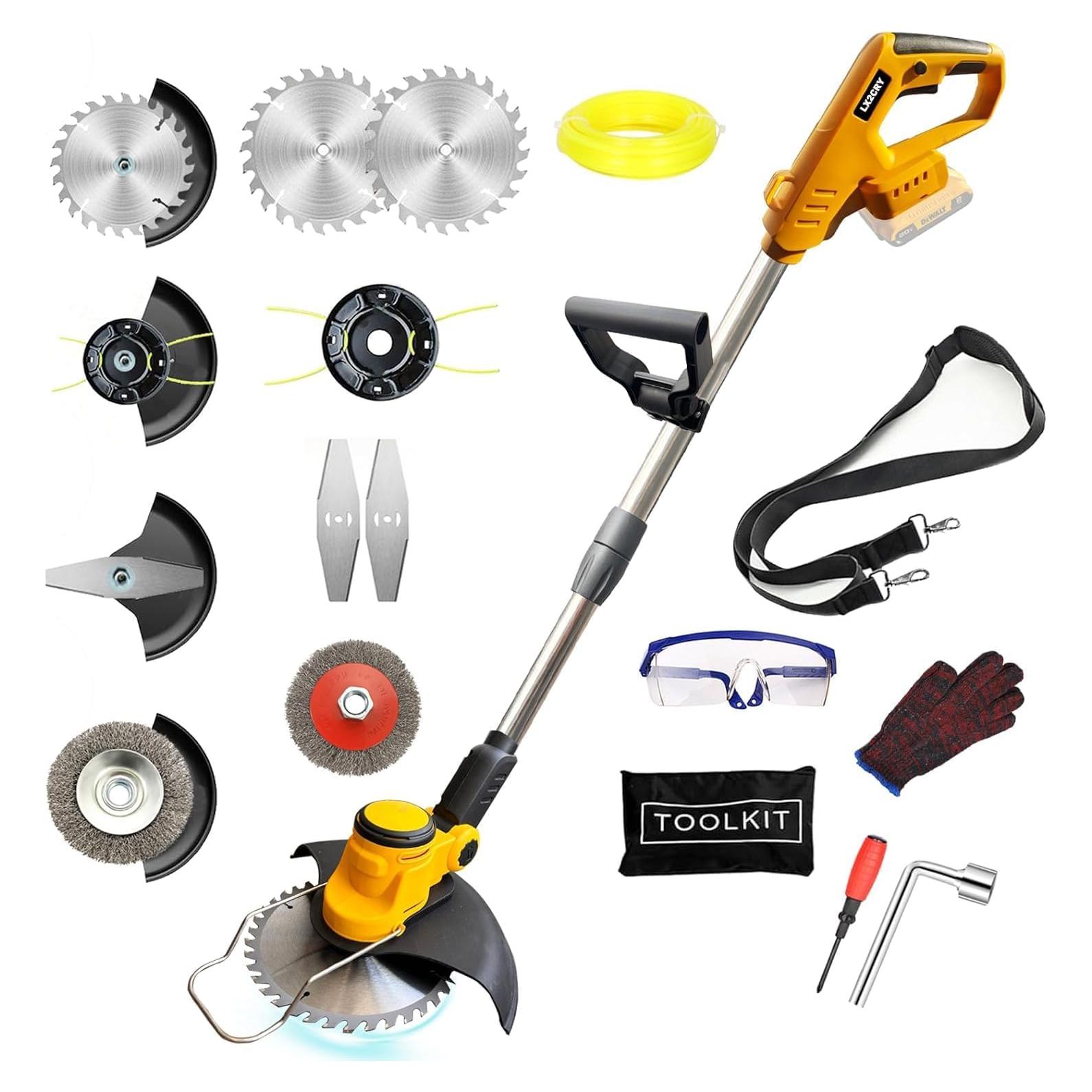 Desmalezadora eléctrica inalámbrica Lx2crya 1300W 4 en 1