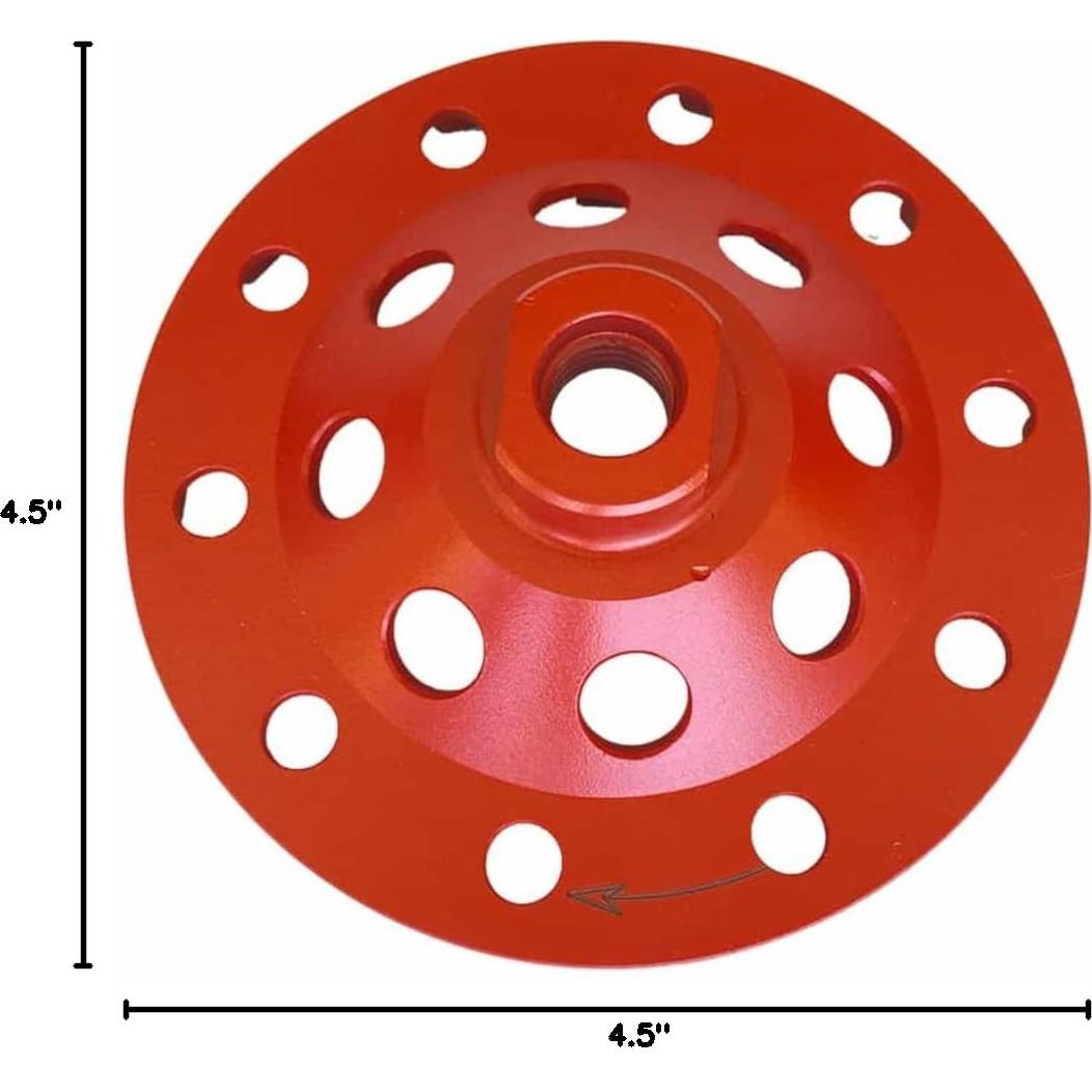 Rueda de Molienda Diamante 4.5" EDiamondTools #18/20 Grano
