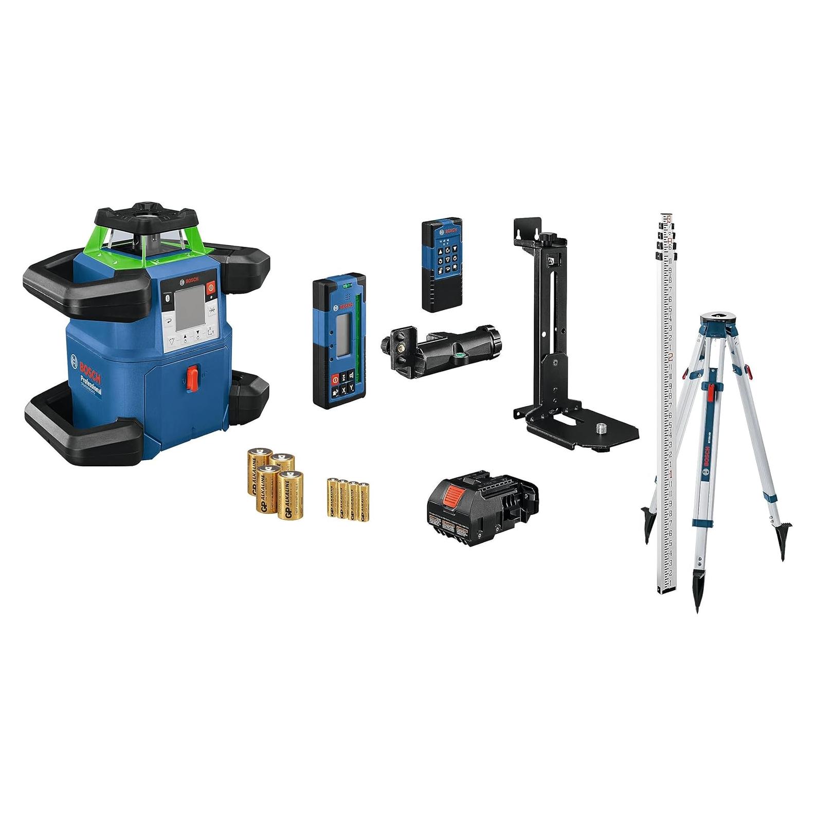 Láser Rotativo Autonivelante Bosch GRL4000-90CHVK-S 18V Verde