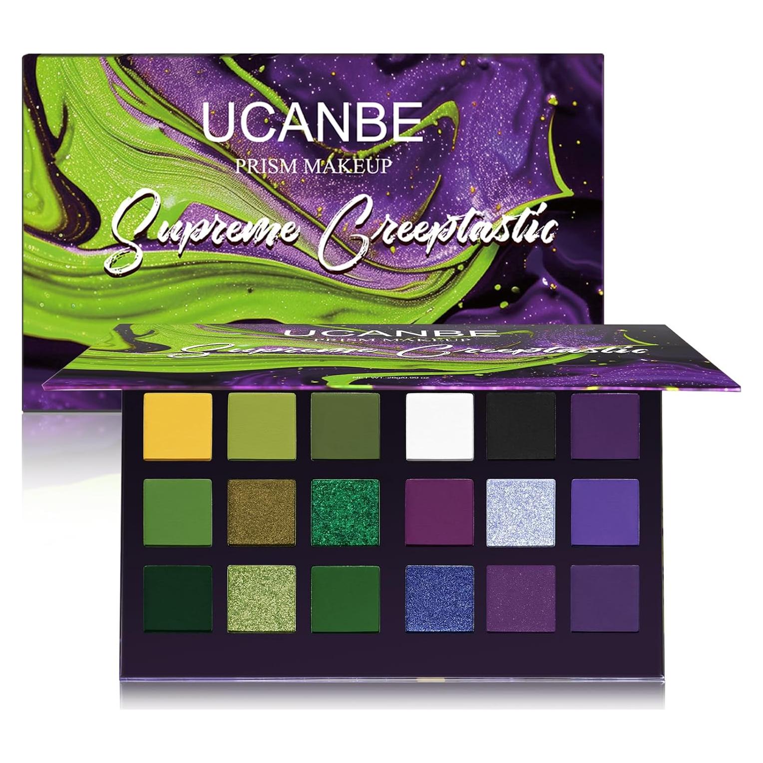 Paleta de Sombra de Ojos Gótica Prism Makeup - 18 Colores