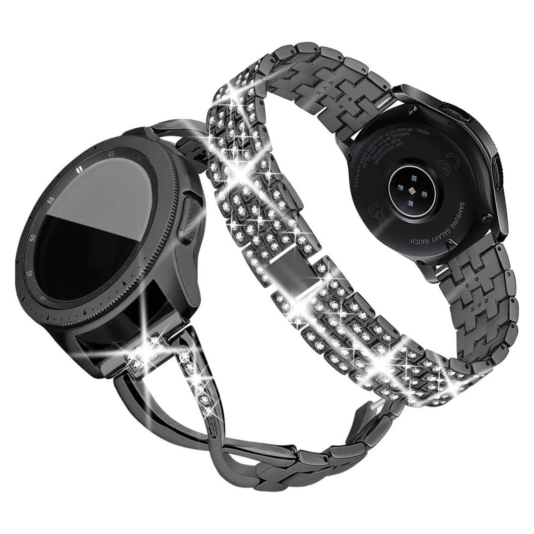 Banda de Reloj Supoix para Samsung Galaxy Watch 20mm - 2 Paquetes