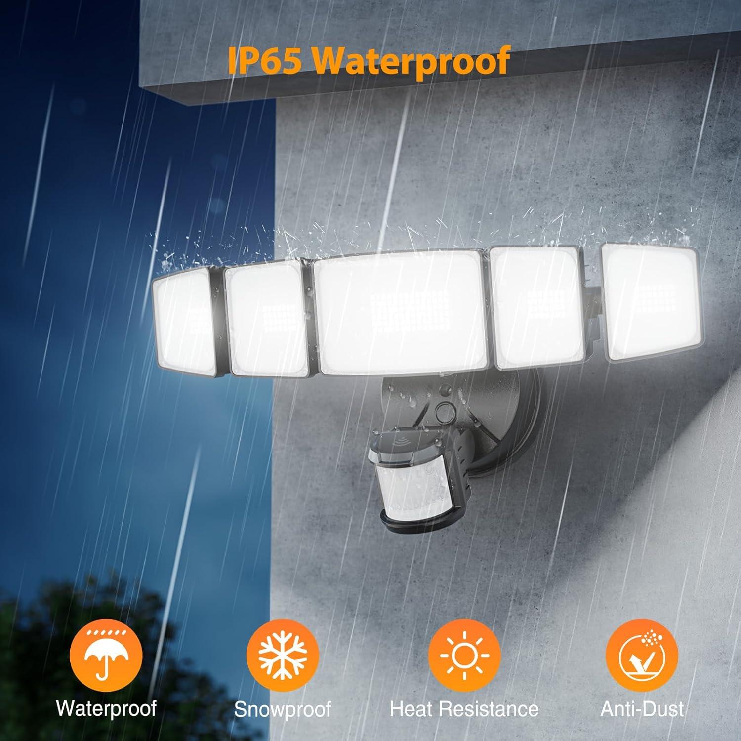 Luz LED de Seguridad Inteligente Onforu 120W con Sensor WiFi