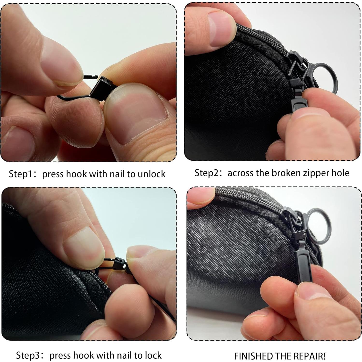 Kit de 10 Tiradores de Cremallera Metal SINCCO Multicolor