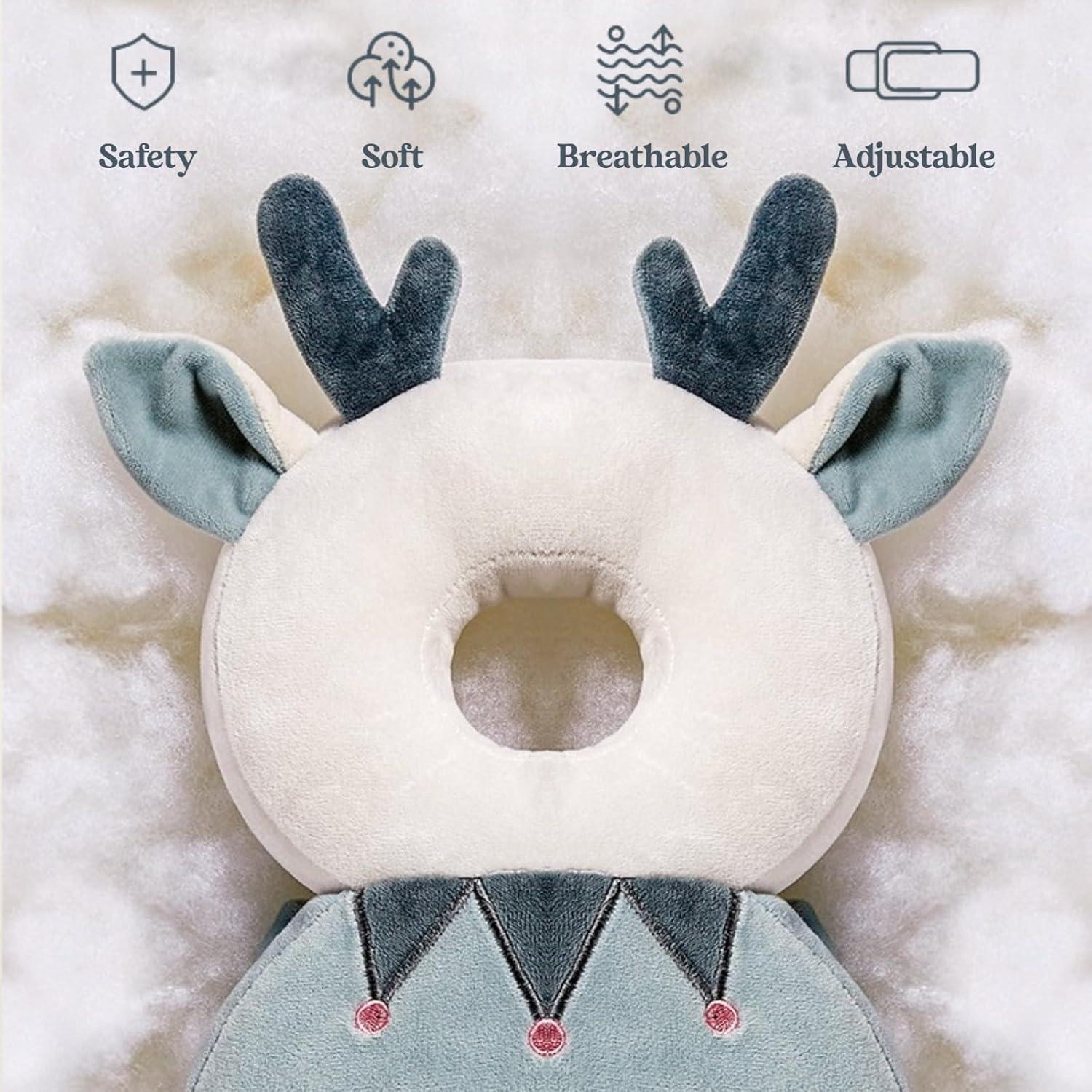 Protector de Cabeza para Bebé Minochi con Rodilleras Ajustables