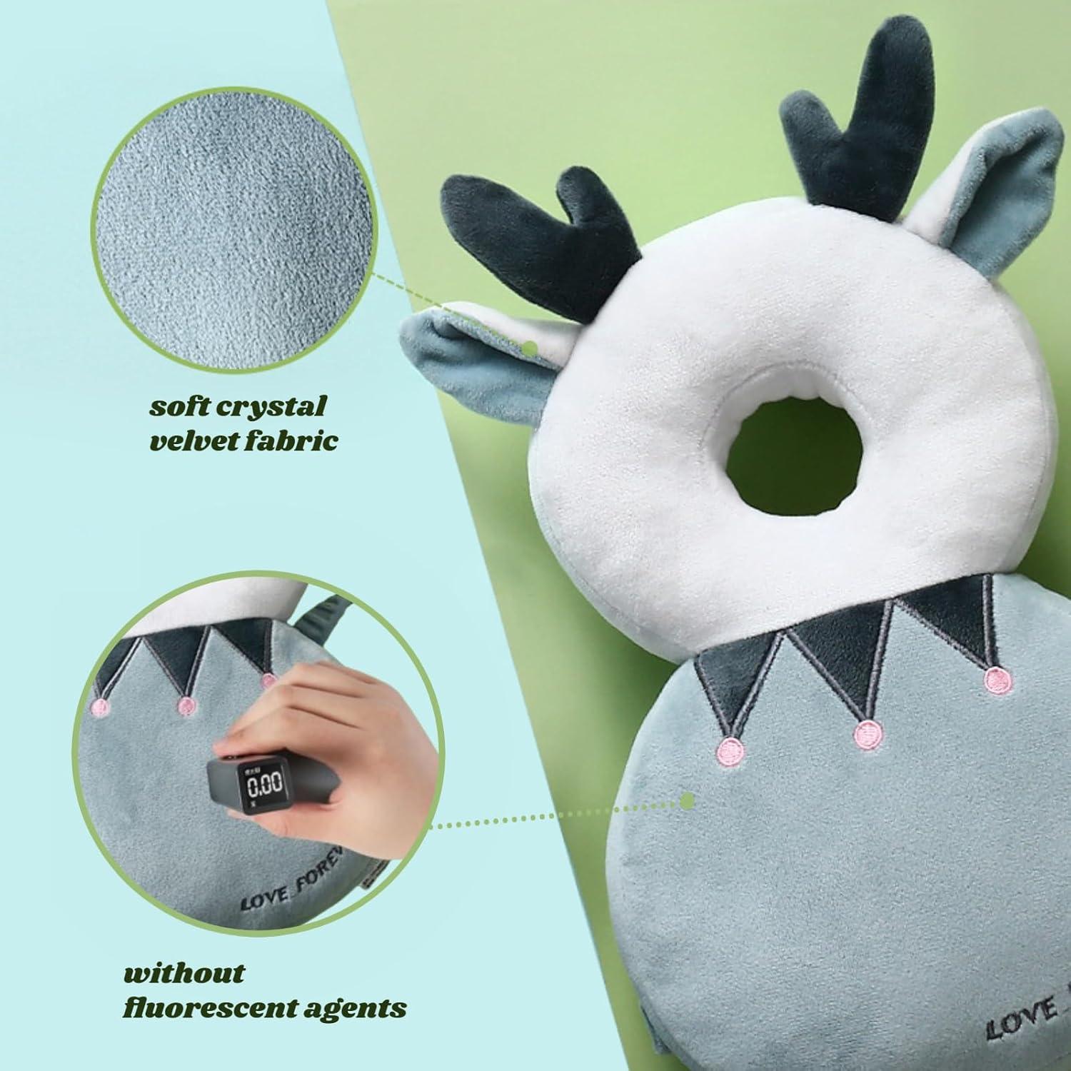 Protector de Cabeza para Bebé Minochi con Rodilleras Ajustables