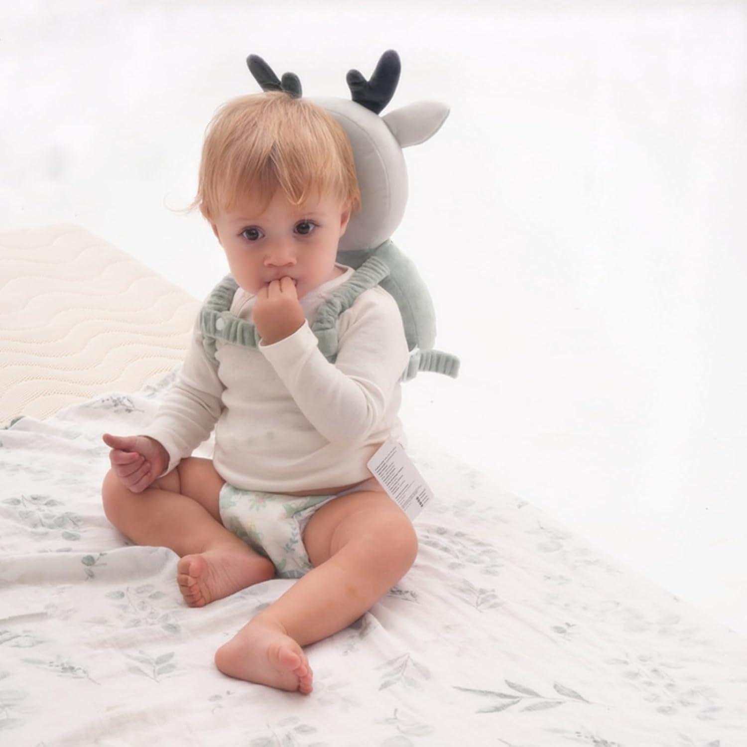 Protector de Cabeza para Bebé Minochi con Rodilleras Ajustables