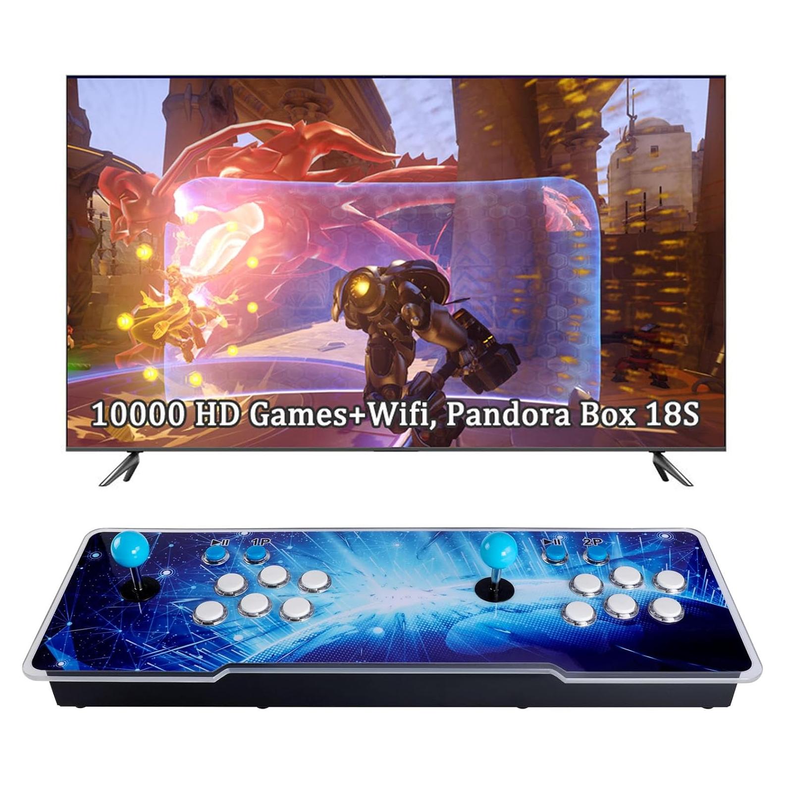 Consola de Juegos Arcade Hedlaoy 10000 Juegos WiFi HD 720p
