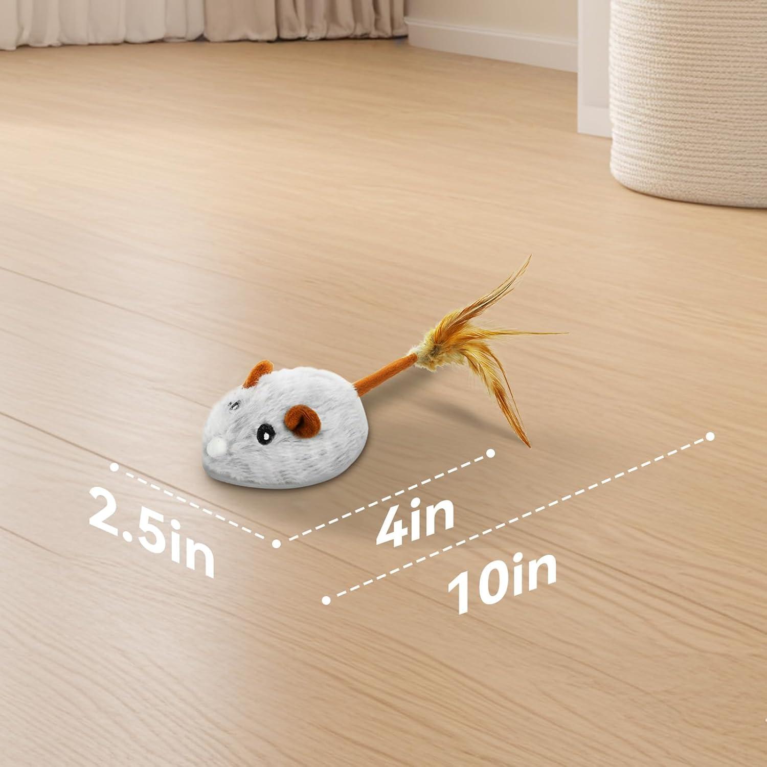 Juguete Interactivo para Gatos Crazydeer - Ratón Automático