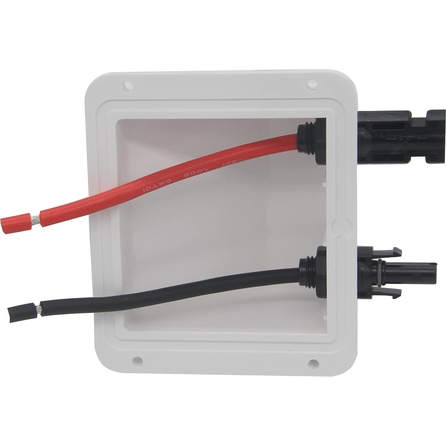 Cable de Entrada Doble ZOOKOTO 0.1m 10AWG ABS Resistente UV